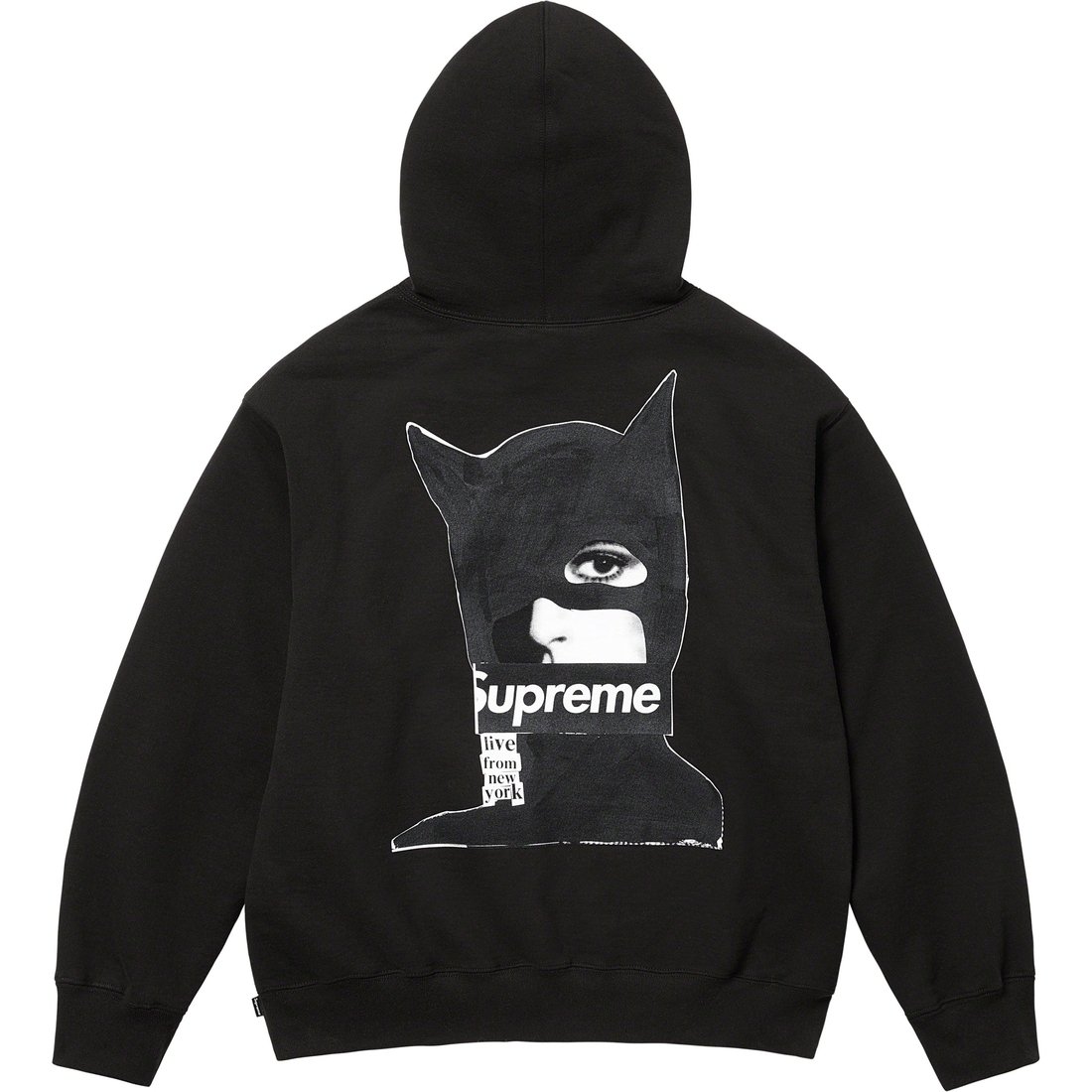 Details on Catwoman Hooded Sweatshirt Black from fall winter
                                                    2023 (Price is $158)