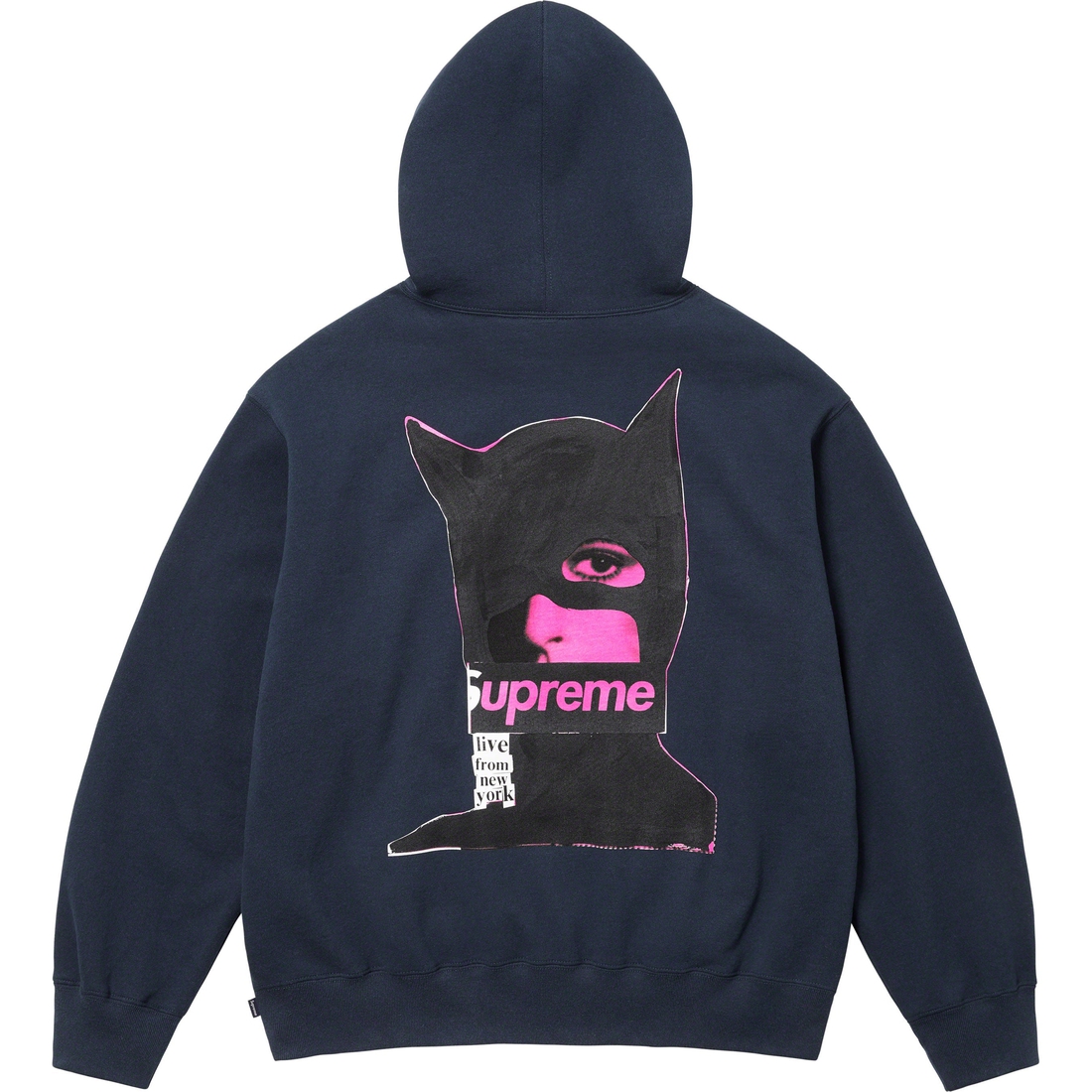 Details on Catwoman Hooded Sweatshirt Navy from fall winter
                                                    2023 (Price is $158)