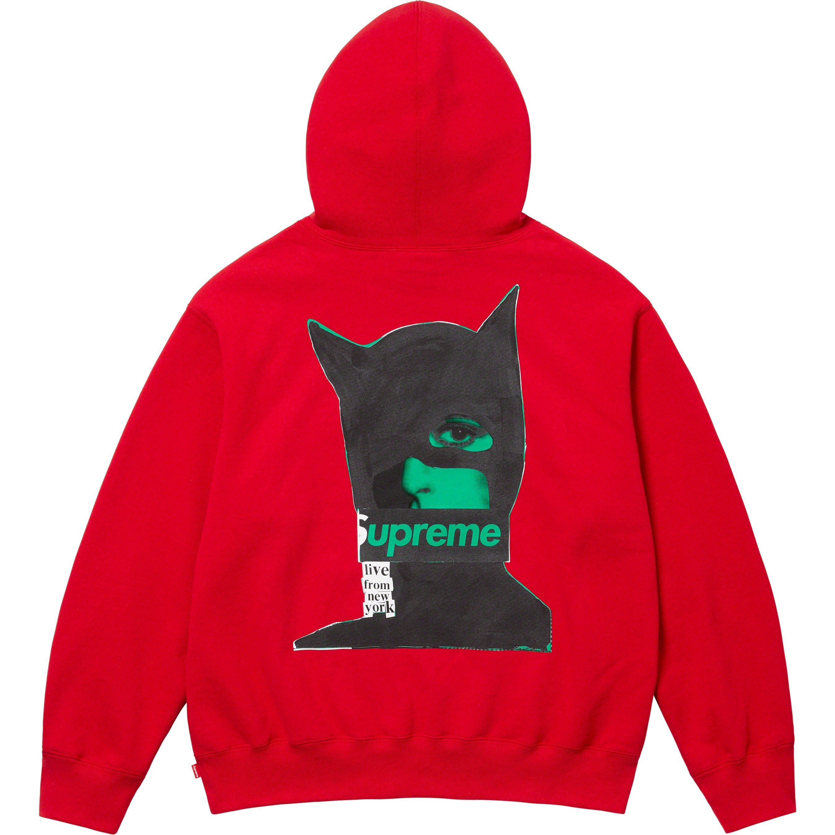 supreme catwoman hooded swatshirt