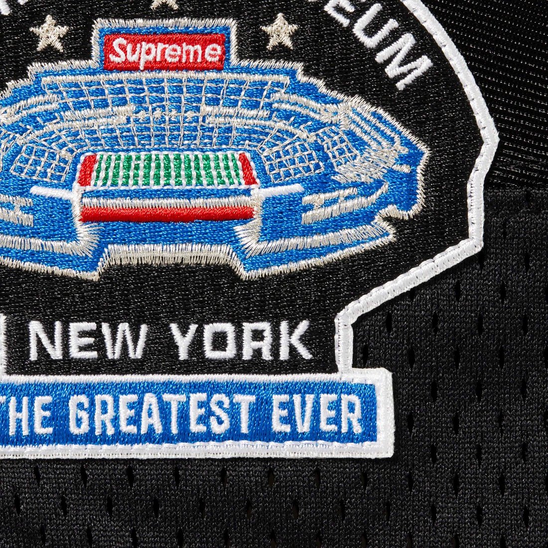 Details on Championships Football Jersey Black from fall winter
                                                    2023 (Price is $148)