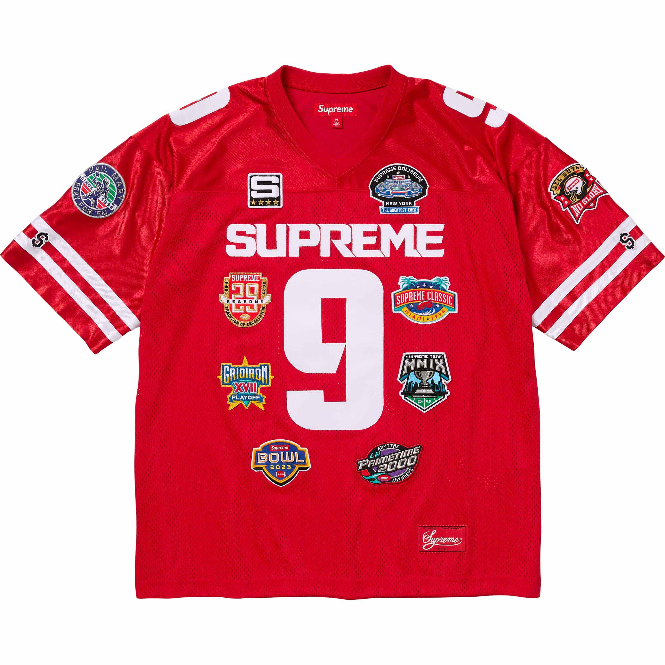 Supreme 14ss championshipfootball jersey
