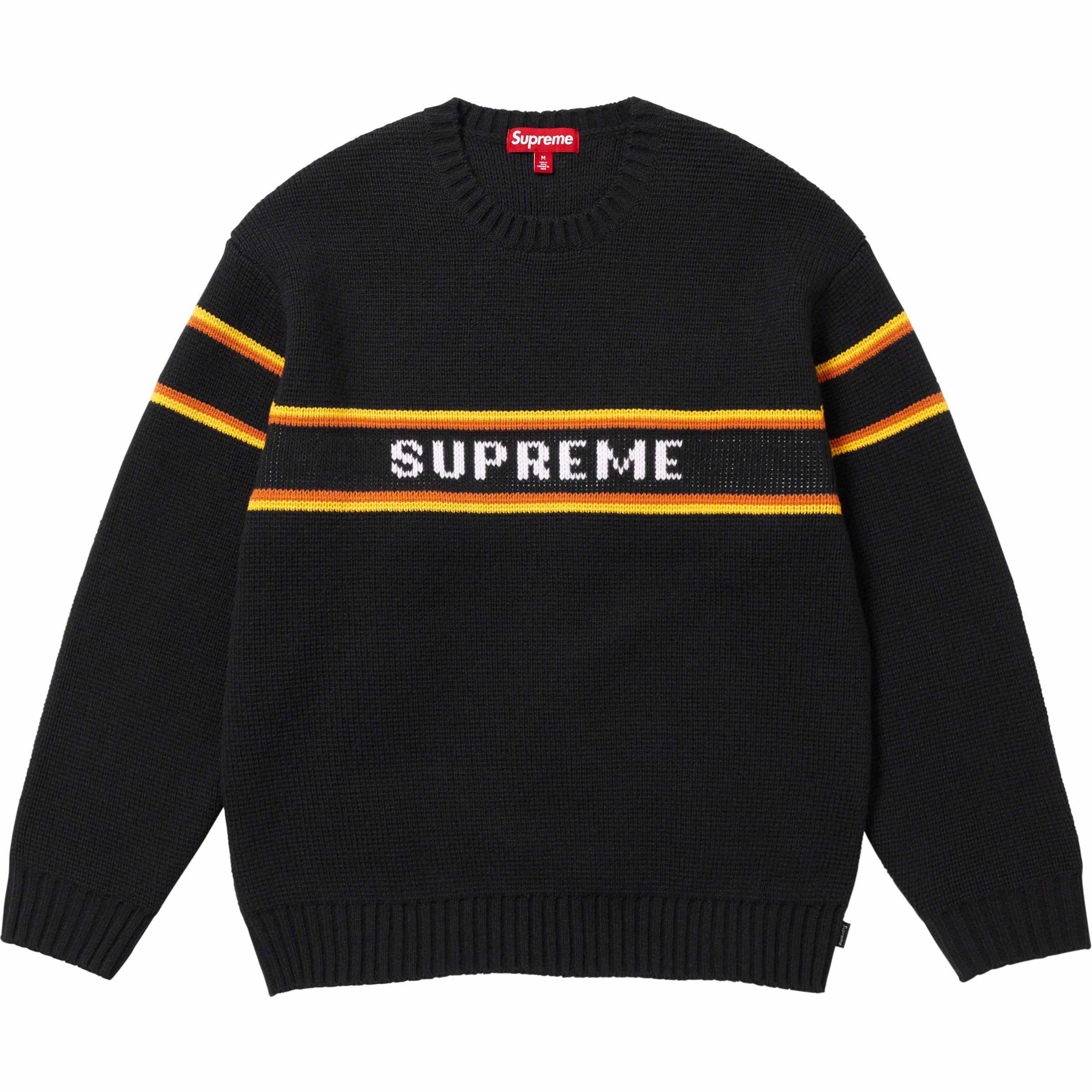 Supreme Chest Stripe Sweater サイズL人気