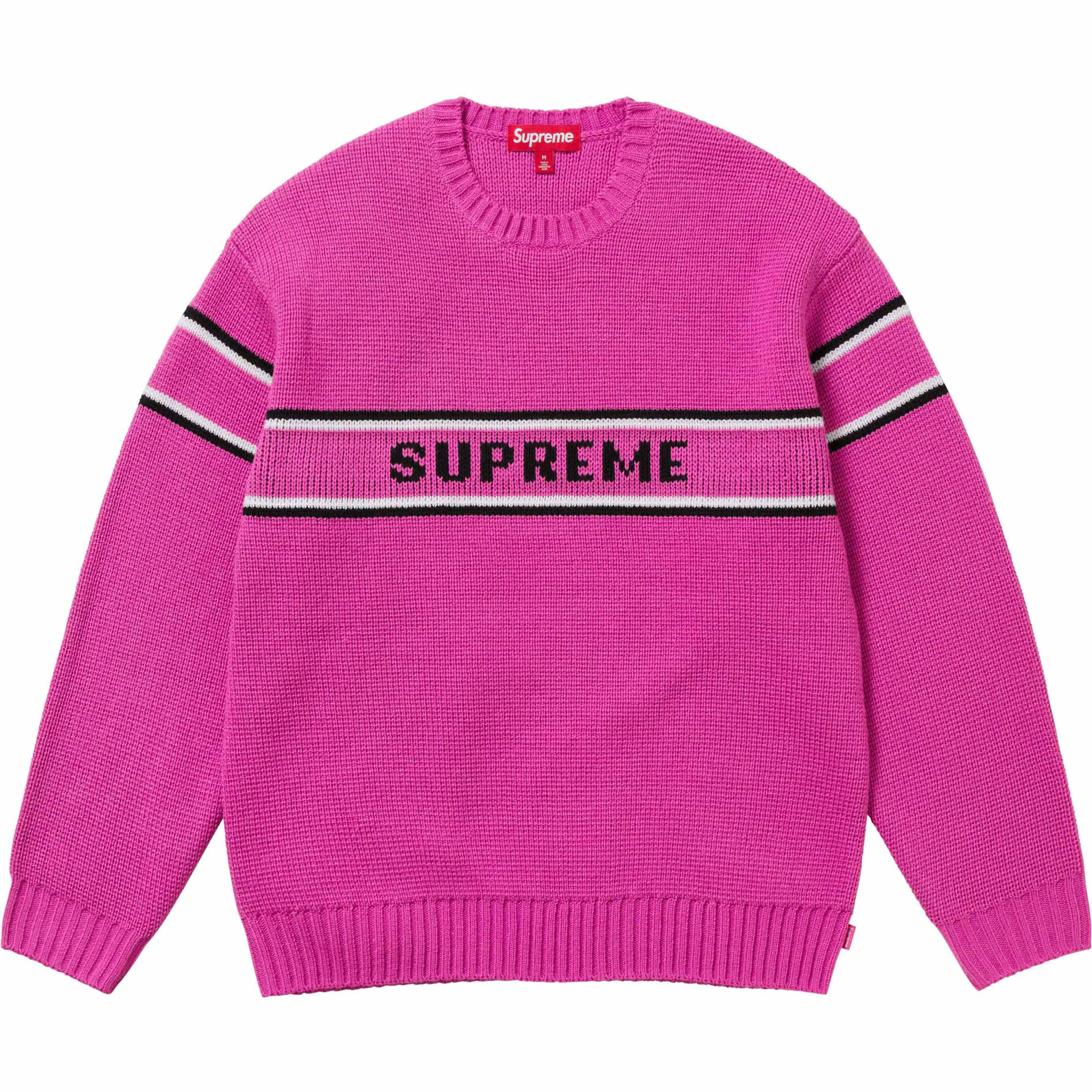 Supreme Chest Stripe Sweater サイズL人気