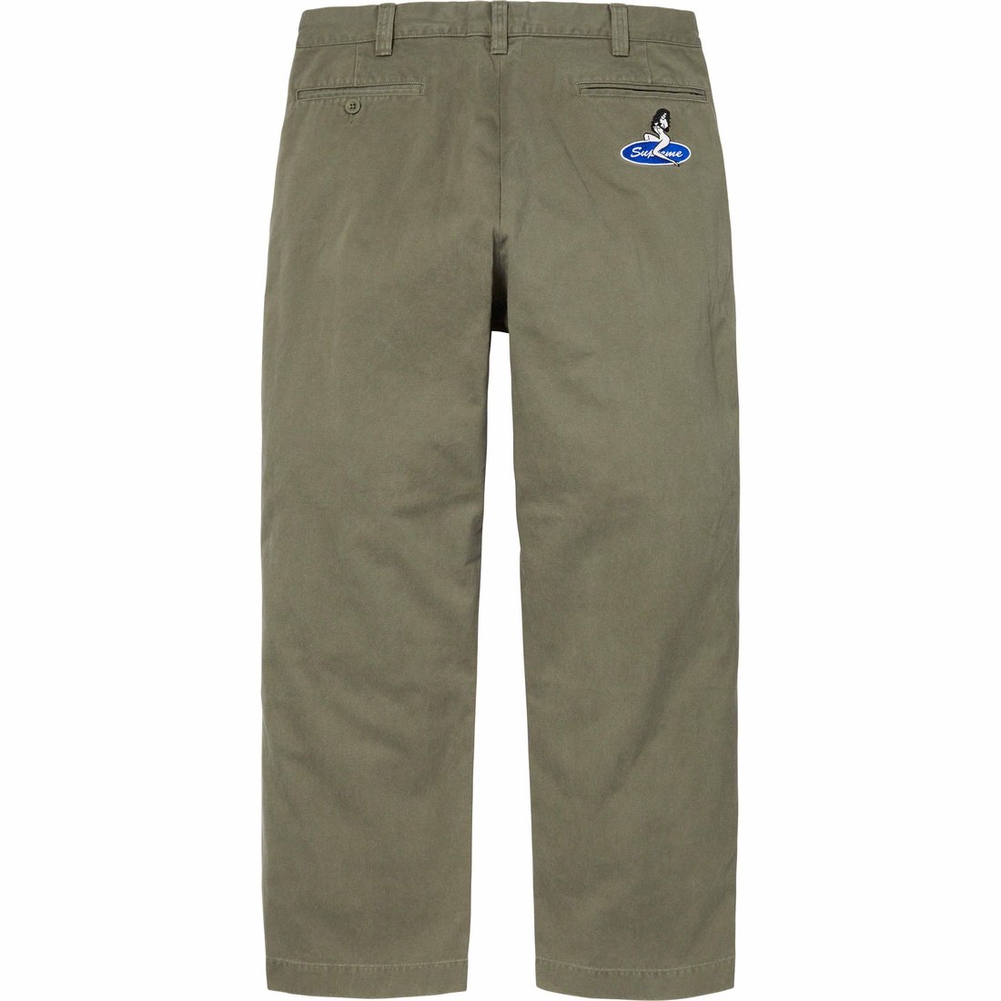 Details on Chino Pant Olive from fall winter
                                                    2023 (Price is $148)