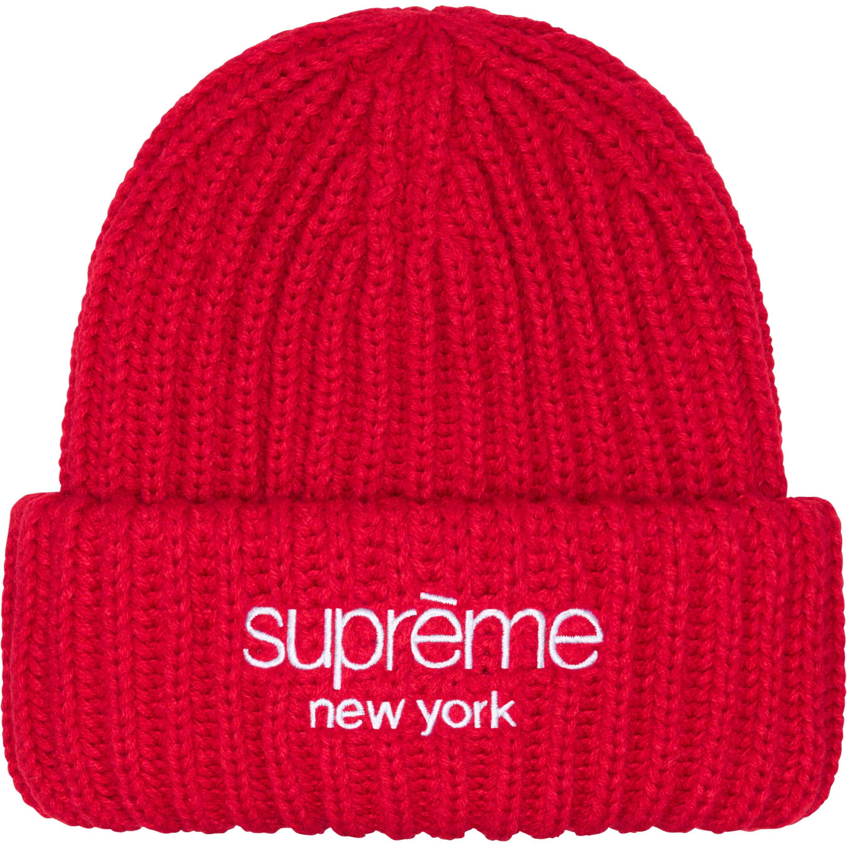 Supreme Classic Logo Chunky Ribbed