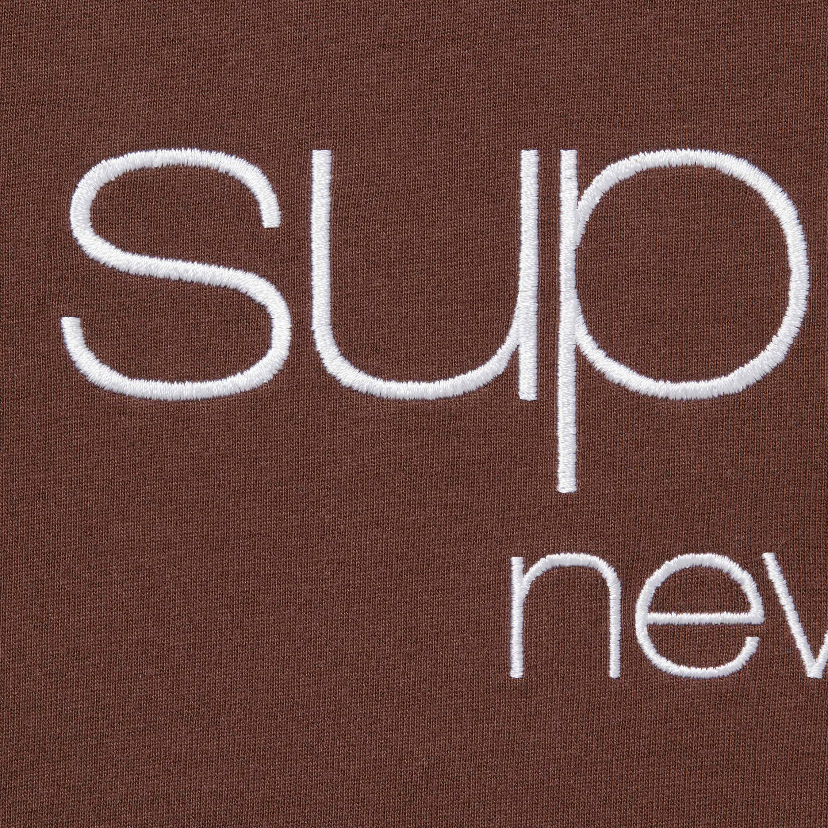 Supreme 23fw Classic Logo S/S Top ブラウン L-