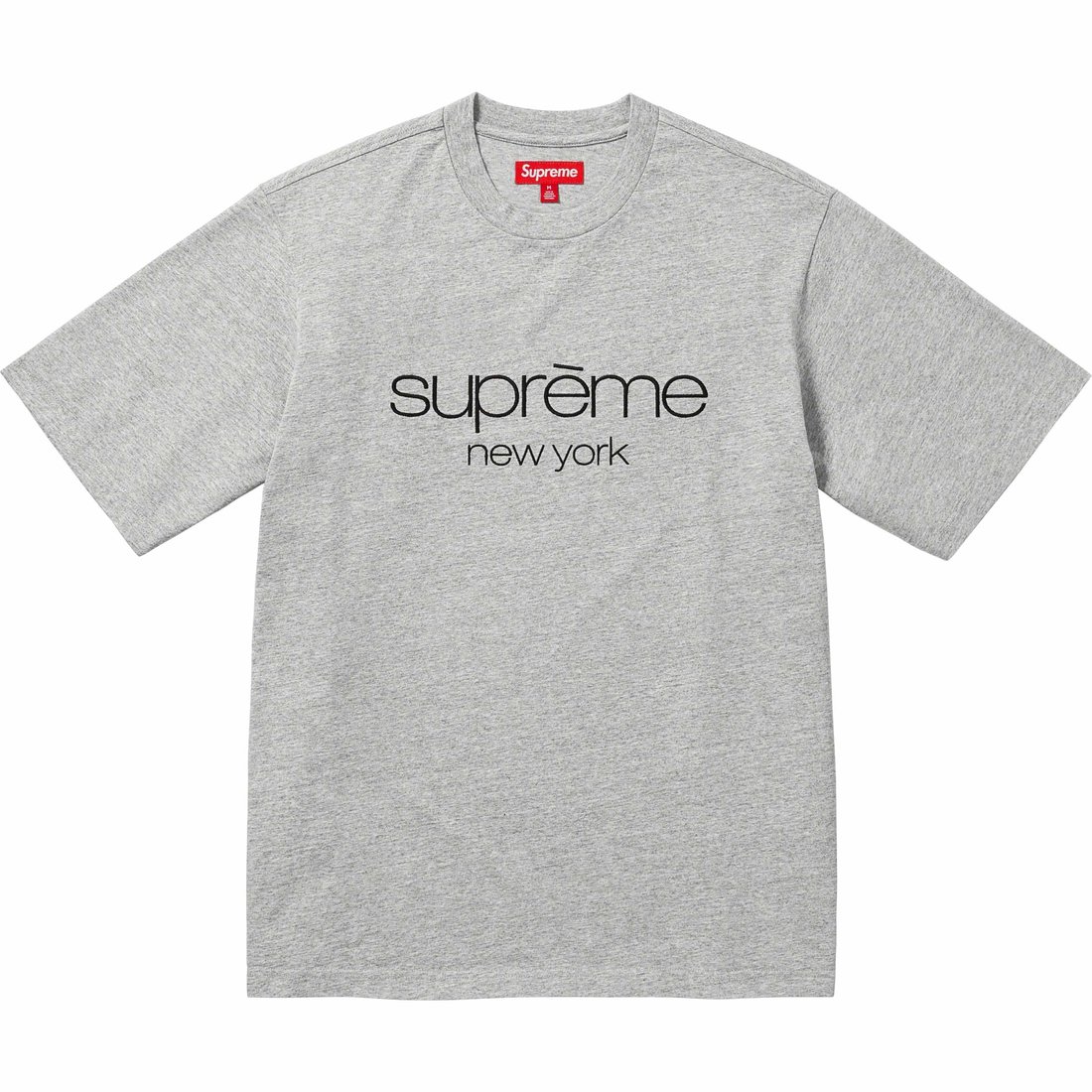 Details on Classic Logo S S Top Heather Grey from fall winter
                                                    2023 (Price is $68)