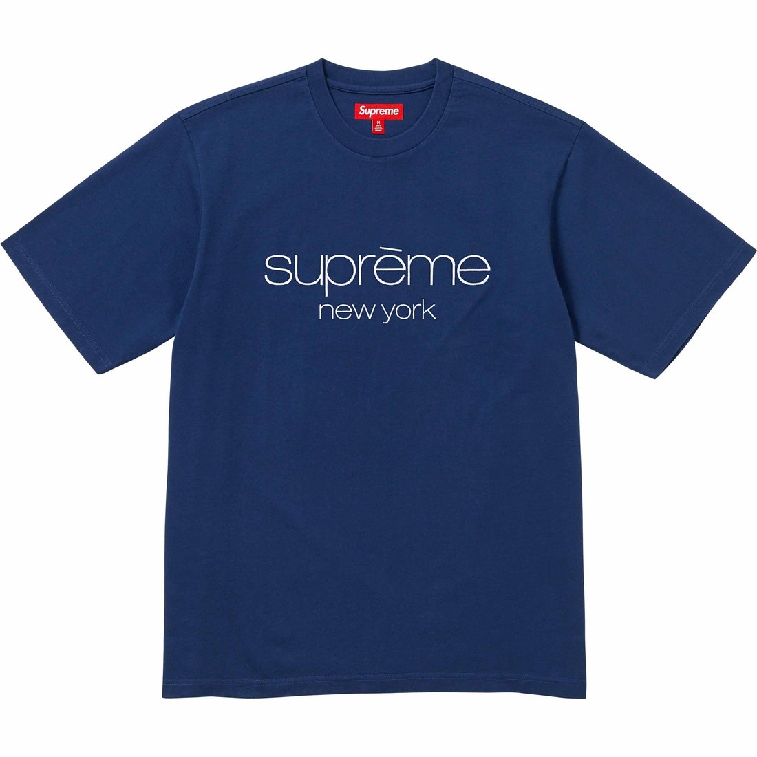 Details on Classic Logo S S Top Navy from fall winter 2023 (Price is $68)