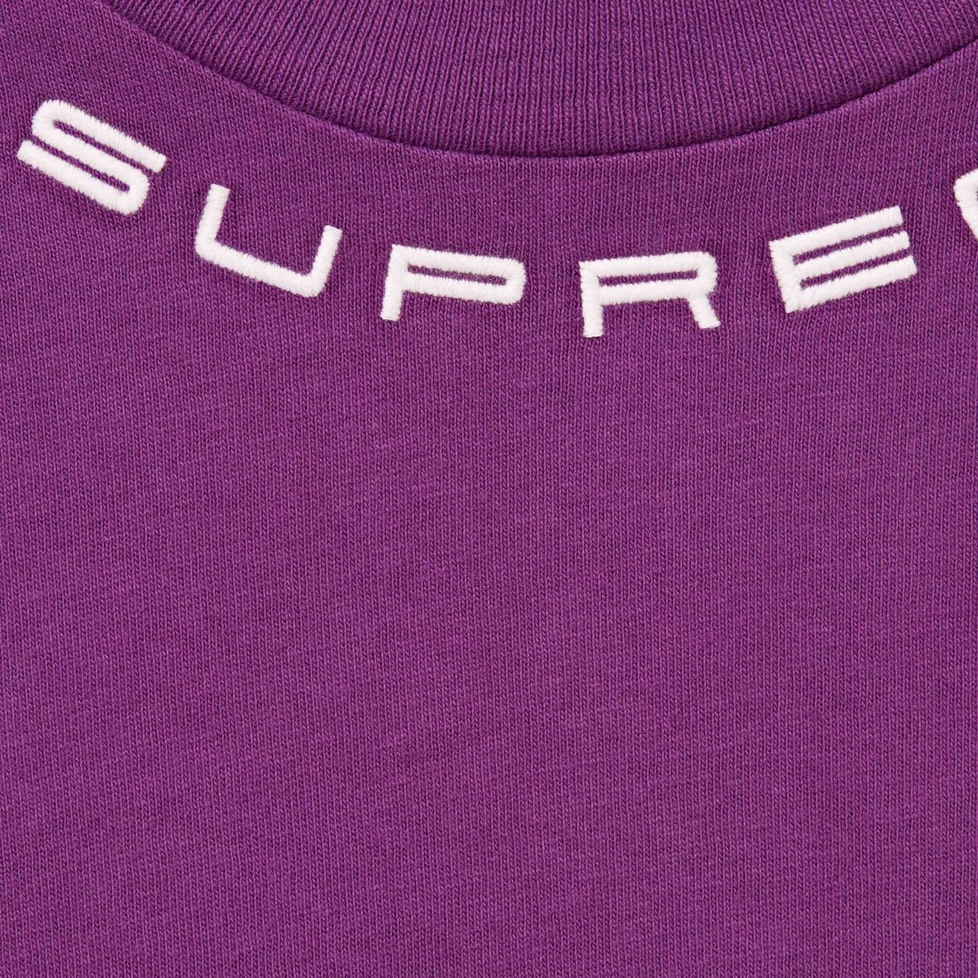 Details on Collar Logo L S Top Plum from fall winter
                                                    2023 (Price is $88)