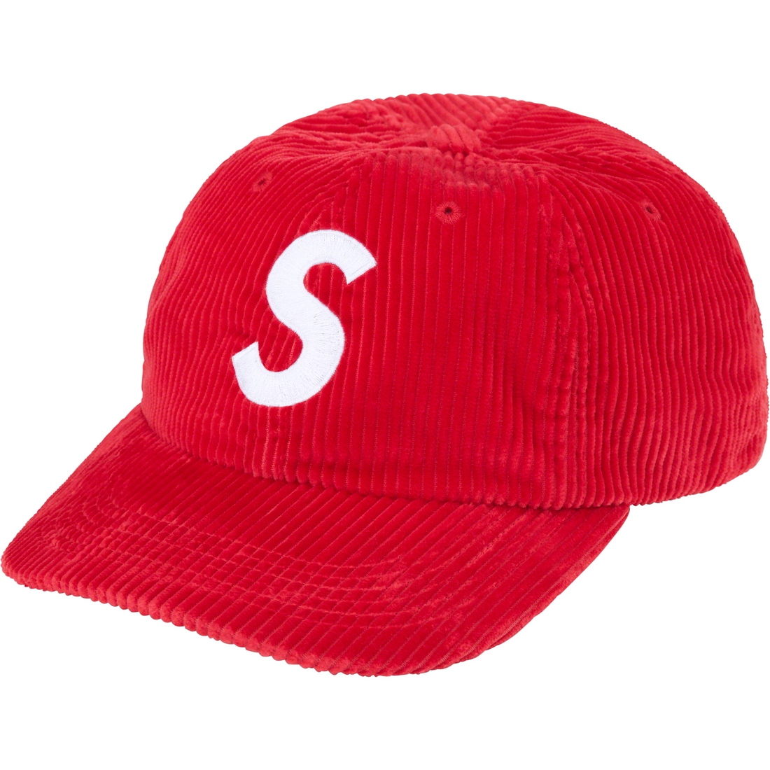 Details on Corduroy S Logo 6-Panel Red from fall winter
                                                    2023 (Price is $58)