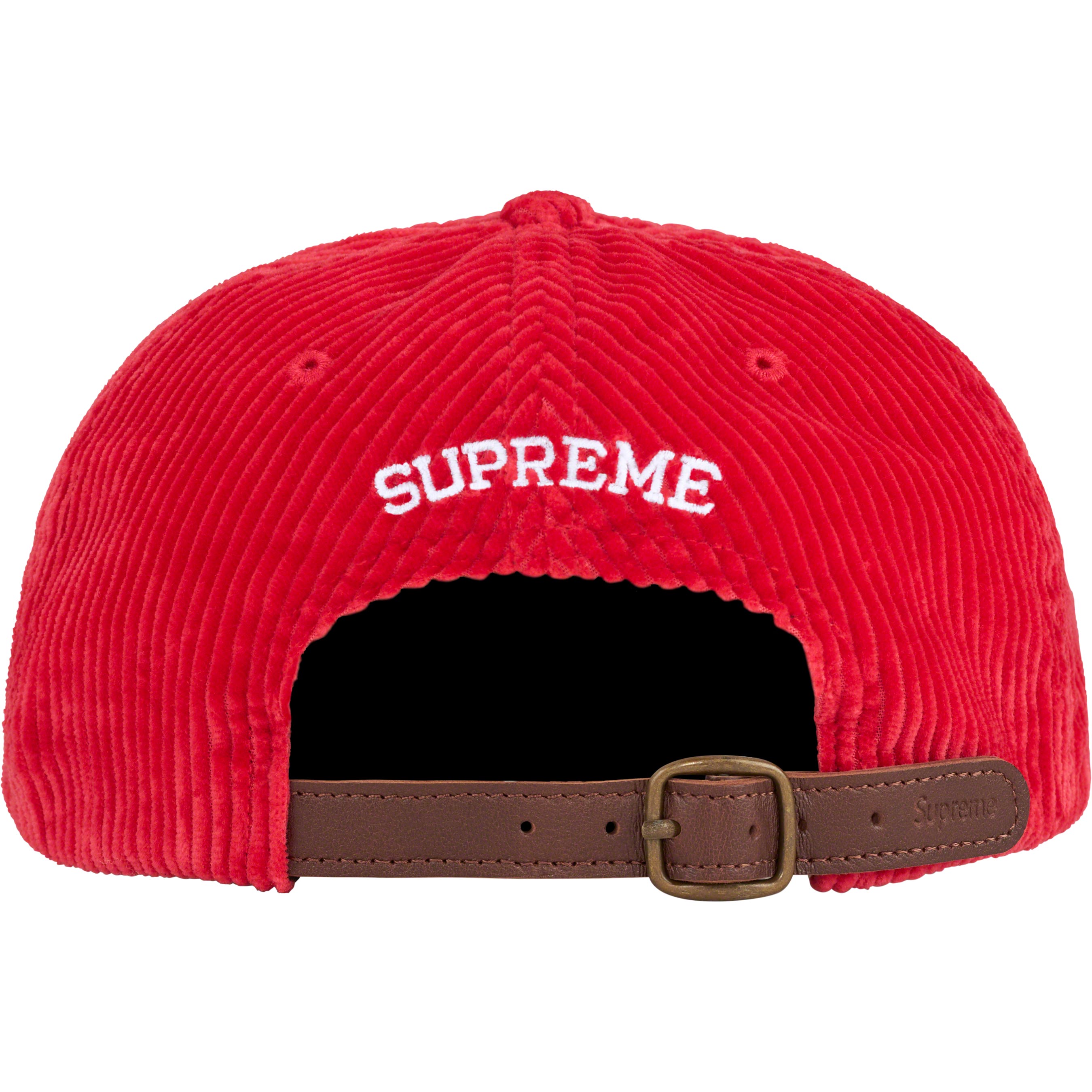 半価直販 Supreme Corduroy S Logo 6-Panel Red | magkin.org