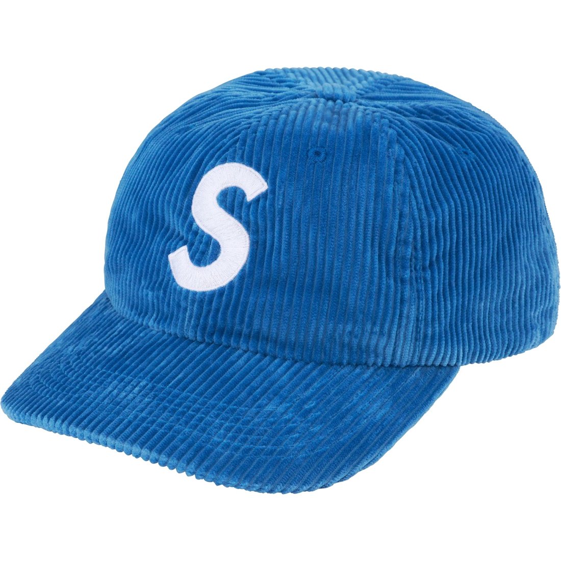 Details on Corduroy S Logo 6-Panel Royal from fall winter
                                                    2023 (Price is $58)