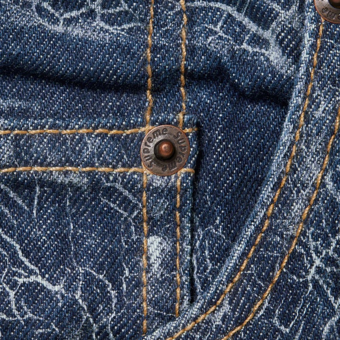 Details on Crackle Regular Jean Blue from fall winter
                                                    2023 (Price is $288)