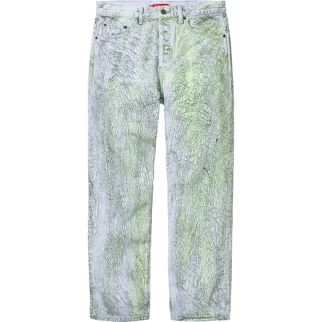 Details on Crackle Regular Jean Multicolor from fall winter
                                                    2023 (Price is $288)