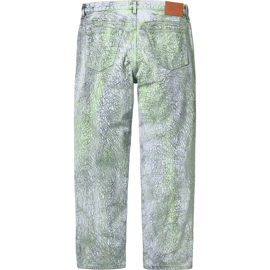 Details on Crackle Regular Jean Multicolor from fall winter
                                                    2023 (Price is $288)