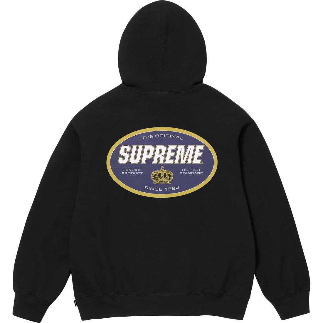 Details on Crown Hooded Sweatshirt Black from fall winter
                                                    2023 (Price is $158)