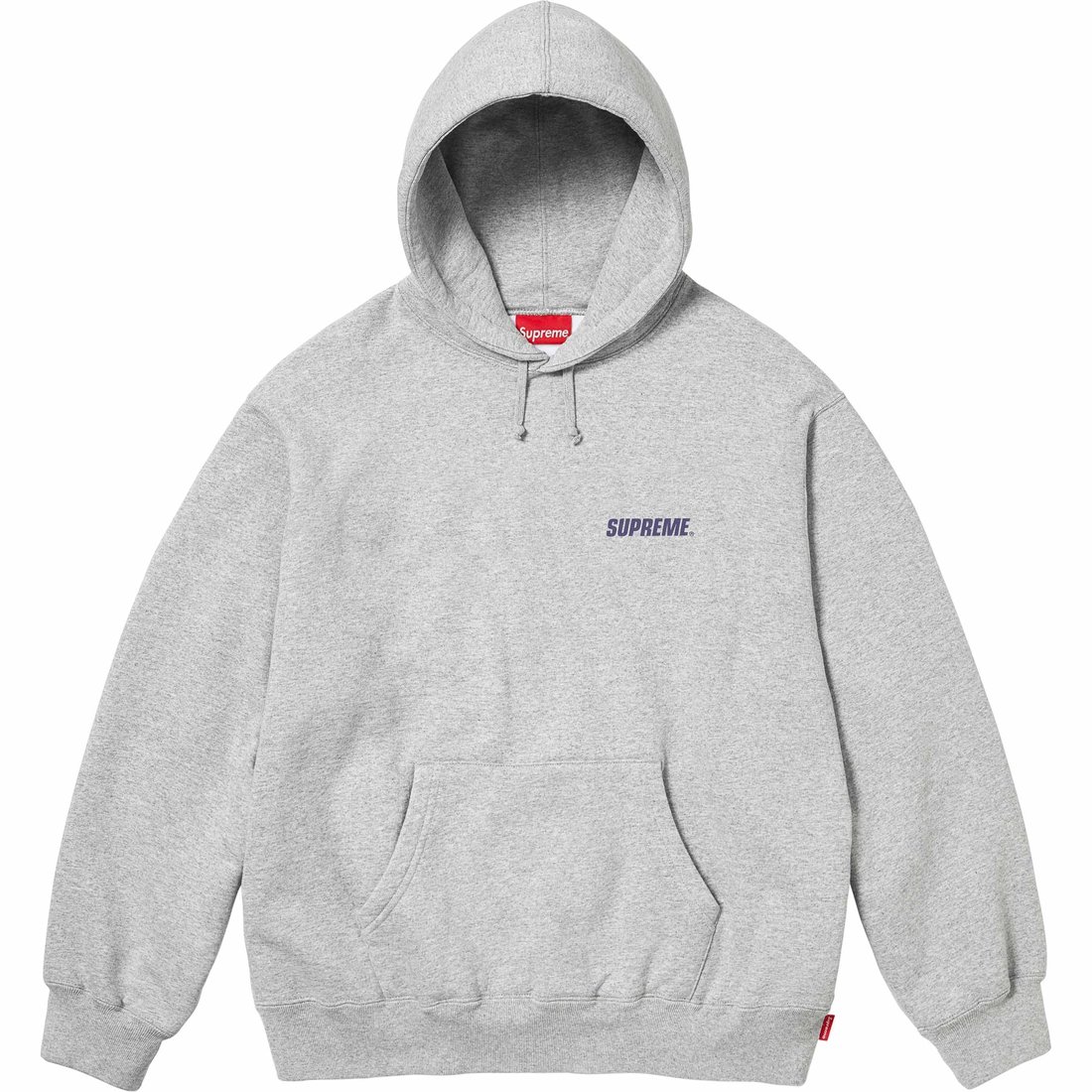 Details on Crown Hooded Sweatshirt Heather Grey from fall winter
                                                    2023 (Price is $158)