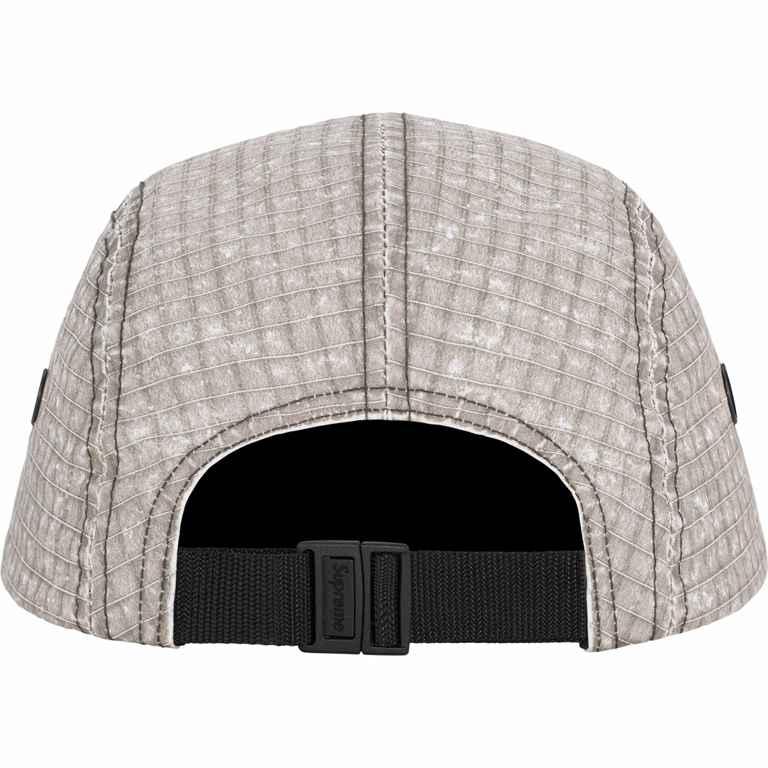 Details on Distressed Ripstop Camp Cap Stone from fall winter
                                                    2023 (Price is $58)