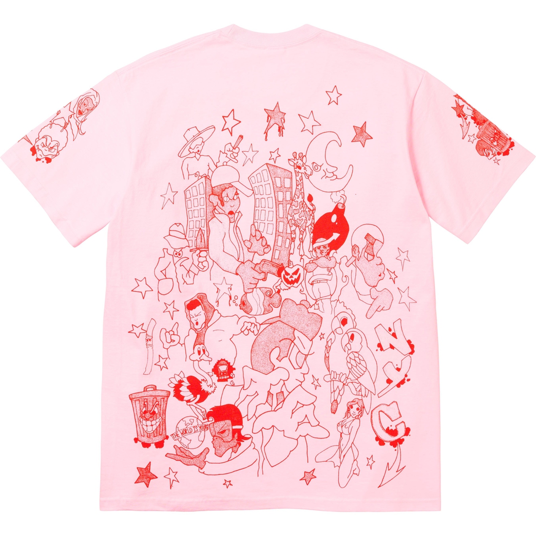 Details on Downtown Tee Light Pink from fall winter 2023 (Price is $48)