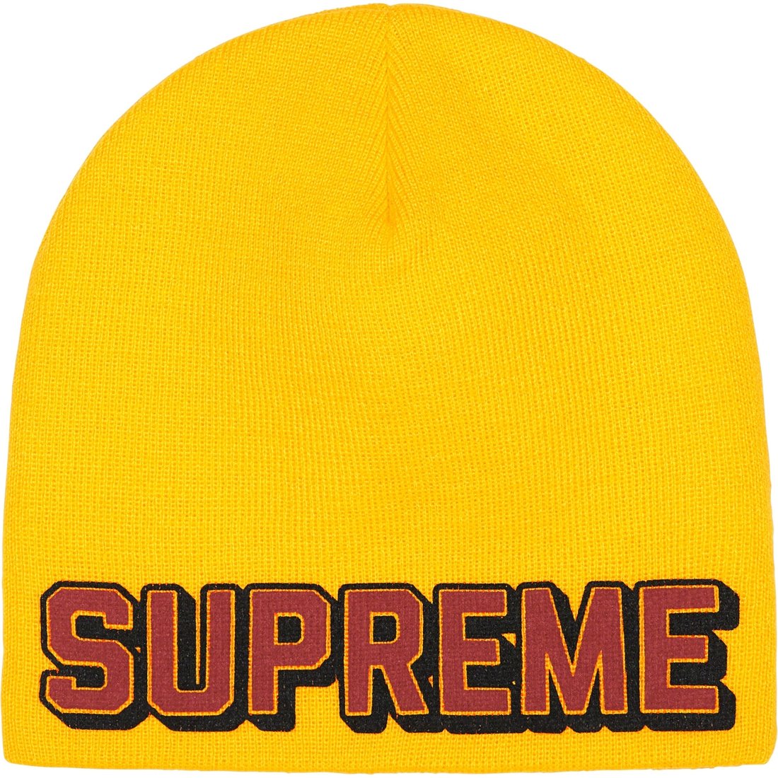 Details on Dragon Beanie Yellow from fall winter
                                                    2023 (Price is $40)