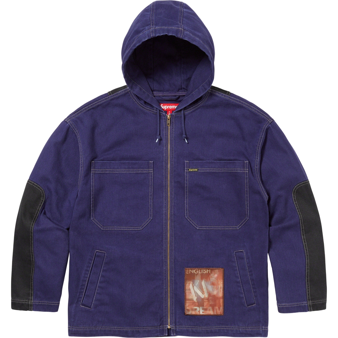 Details on Dream English Kid Hooded Jacket Navy from fall winter
                                                    2023 (Price is $198)
