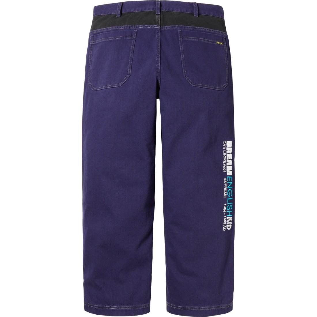 Details on Dream English Kid Twill Panel Pant Navy from fall winter
                                                    2023 (Price is $158)