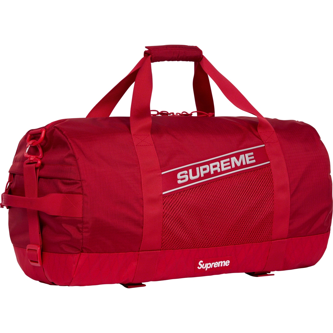 Details on Duffle Bag Red from fall winter
                                                    2023 (Price is $158)