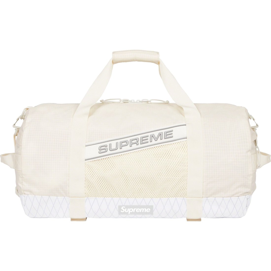 Details on Duffle Bag White from fall winter
                                                    2023 (Price is $158)