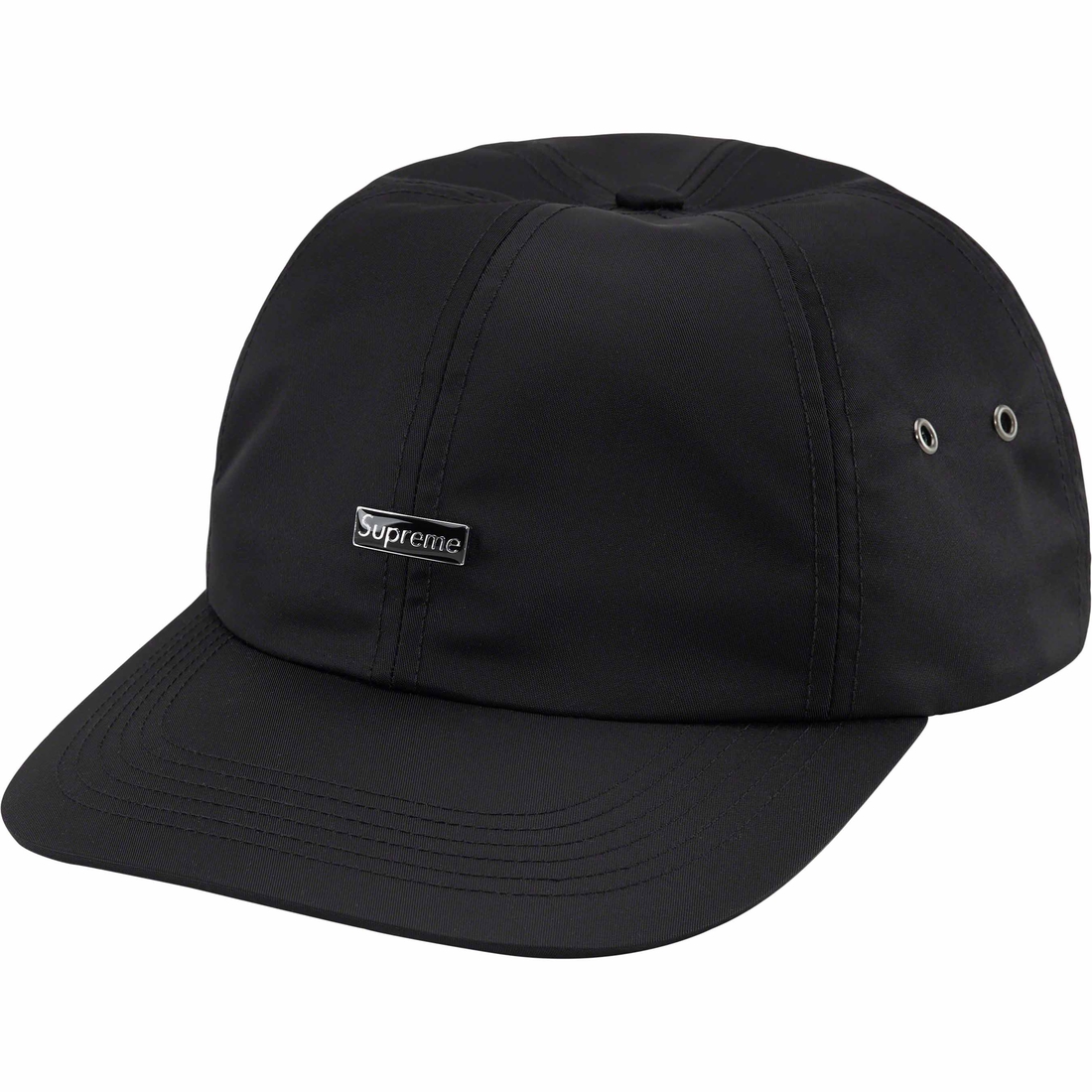 Details on Enamel Logo 6-Panel Black from fall winter
                                                    2023 (Price is $54)