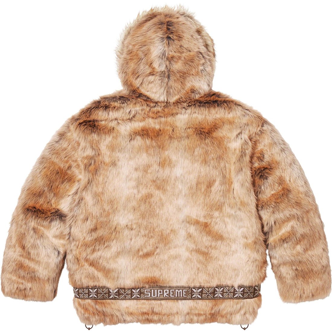 Details on Faux Fur Parka Brown from fall winter
                                                    2023 (Price is $398)