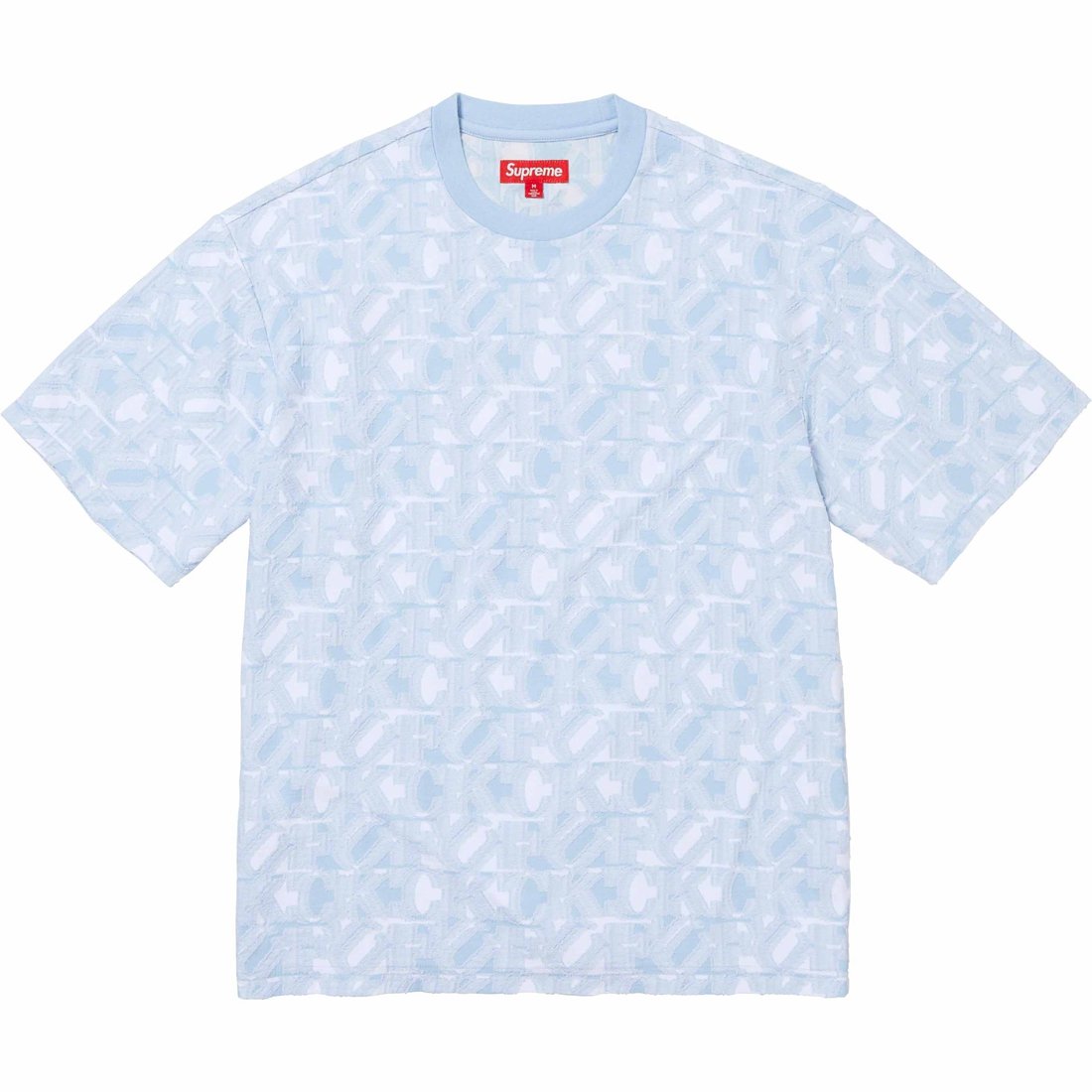 Details on Fuck Intarsia S S Top Light Blue from fall winter
                                                    2023 (Price is $88)