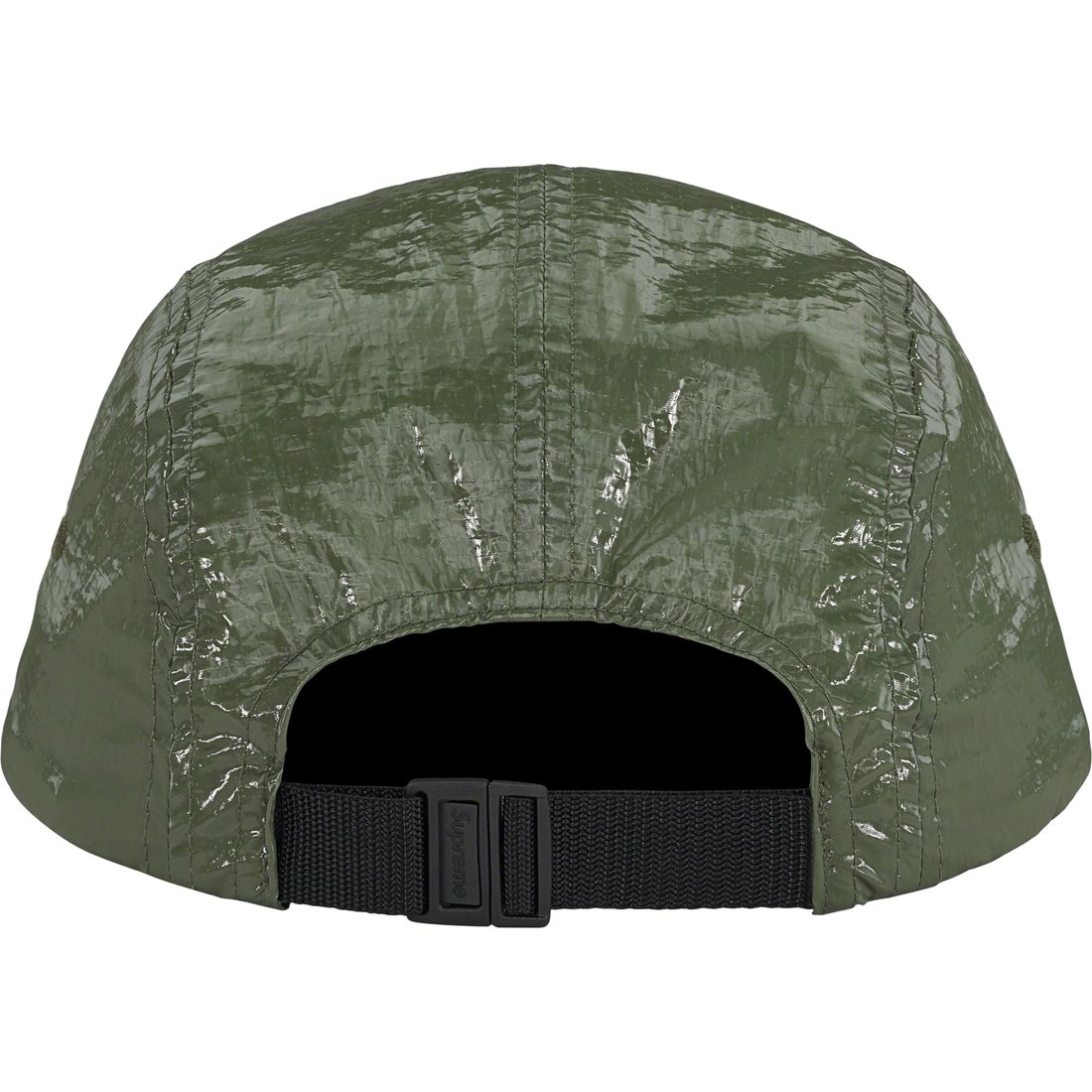 Details on Gloss Ripstop Camp Cap Olive from fall winter
                                                    2023 (Price is $54)