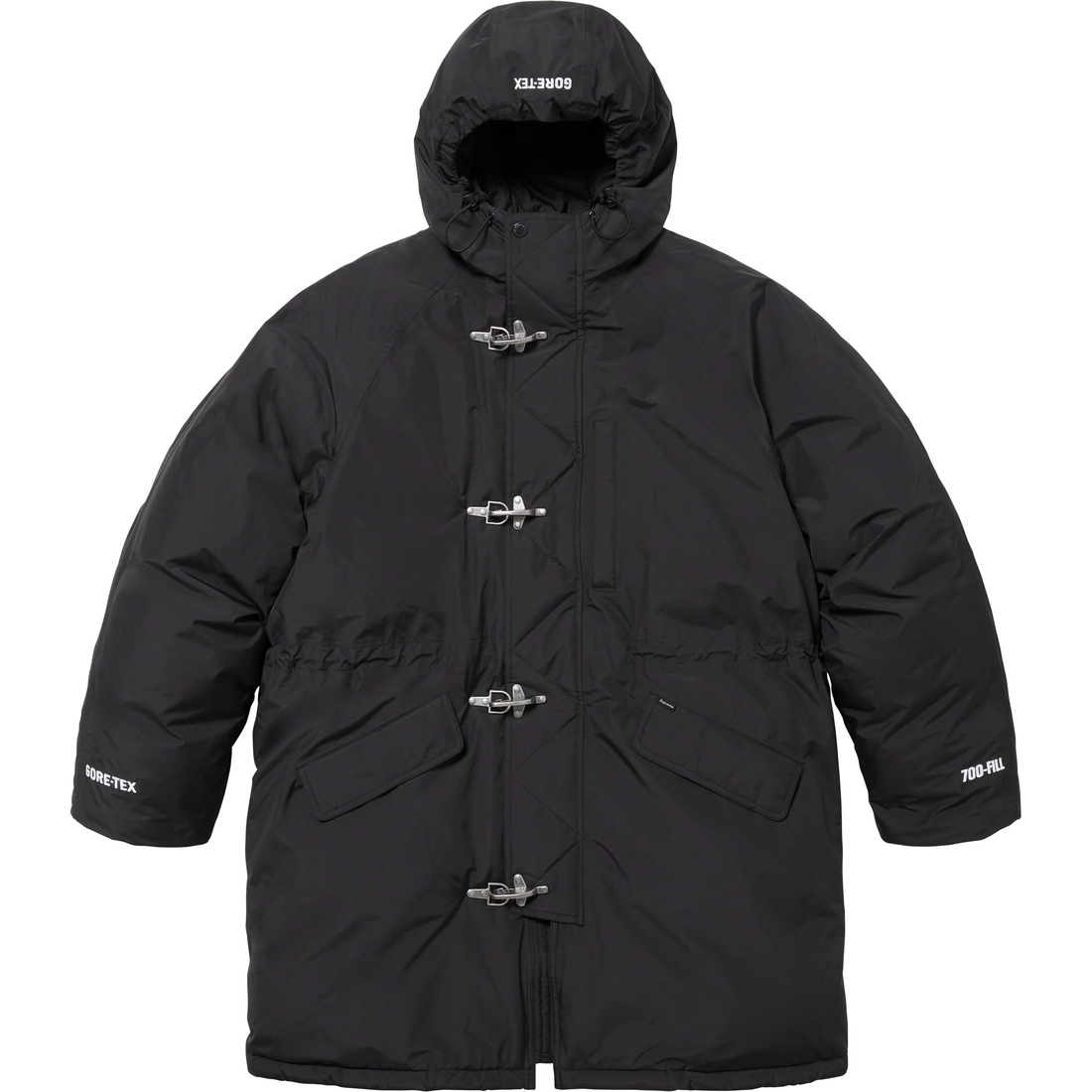 Details on GORE-TEX 700-Fill Down Clip Parka Black from fall winter
                                                    2023 (Price is $798)