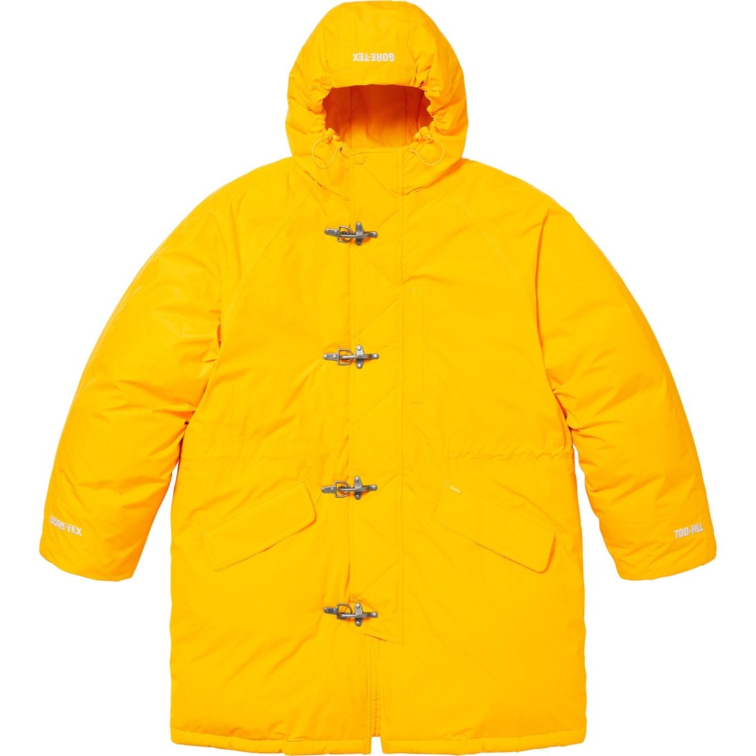 Details on GORE-TEX 700-Fill Down Clip Parka Yellow from fall winter
                                                    2023 (Price is $798)