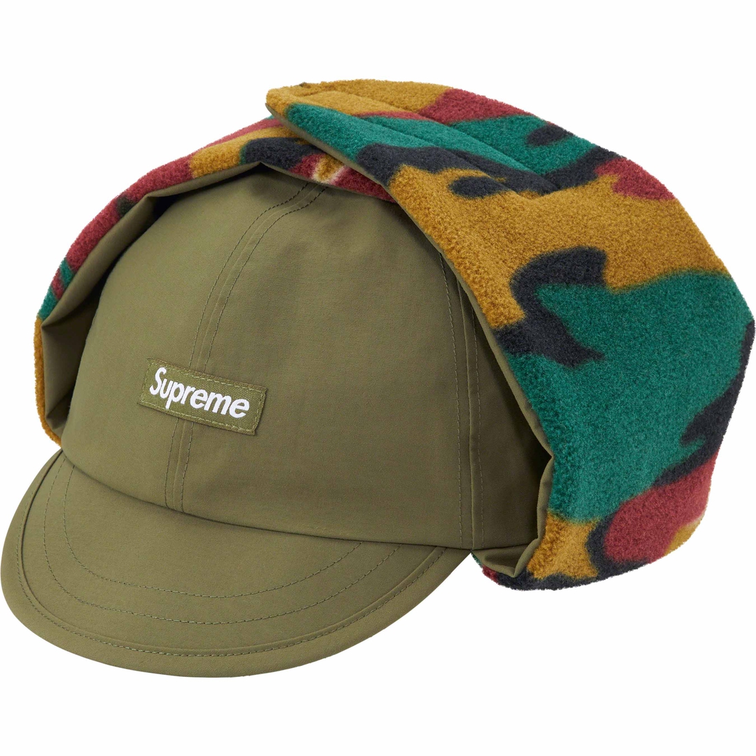 Supreme GORE-TEX Earflap Cap (FW23) - Olive - $60