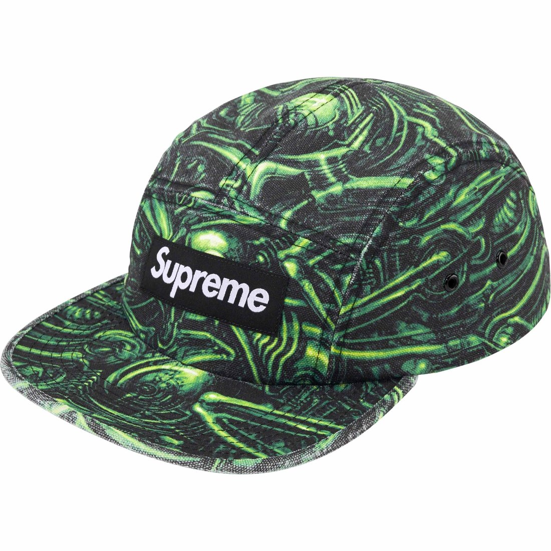 Details on H.R. Giger Camp Cap Green from fall winter
                                                    2023 (Price is $58)