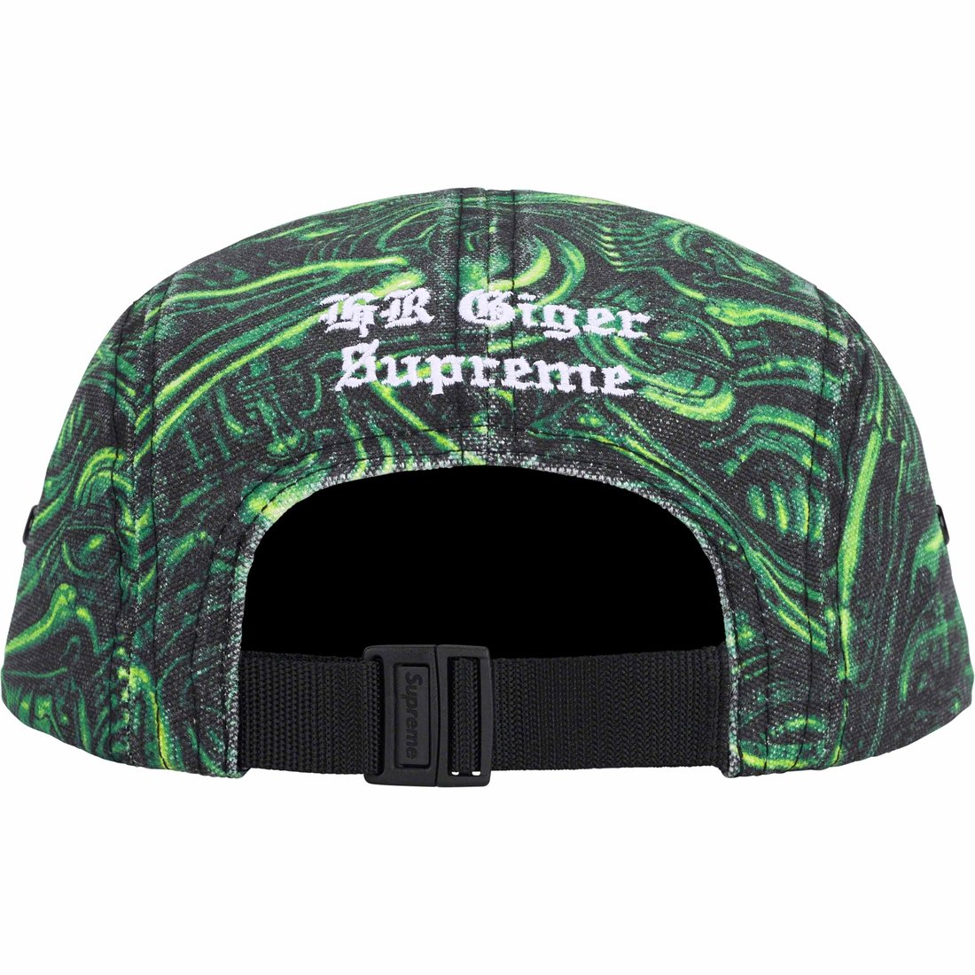 Details on H.R. Giger Camp Cap Green from fall winter
                                                    2023 (Price is $58)