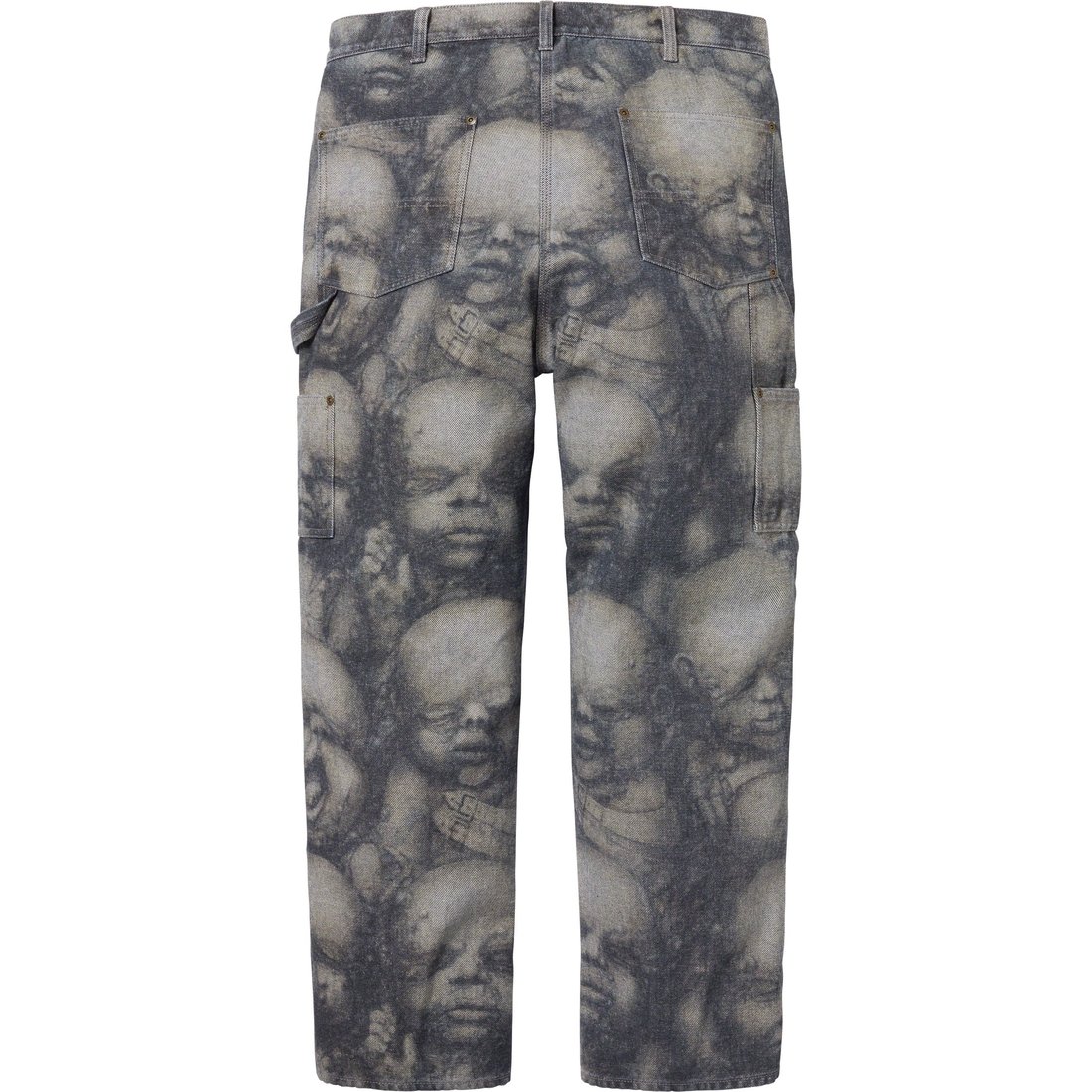 Details on H.R. Giger Double Knee Jean Reverse Indigo from fall winter
                                                    2023 (Price is $238)