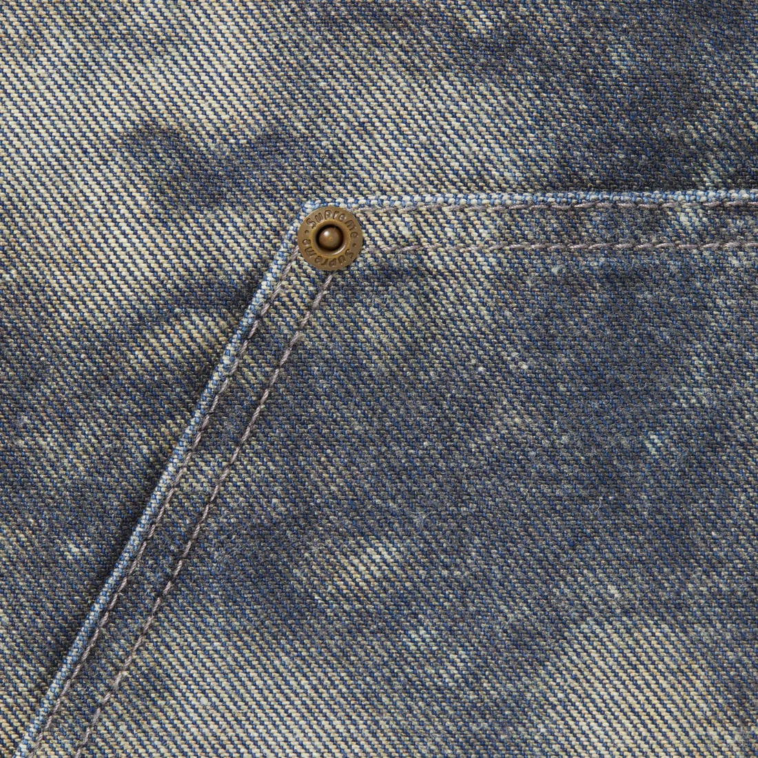Details on H.R. Giger Double Knee Jean Reverse Indigo from fall winter
                                                    2023 (Price is $238)