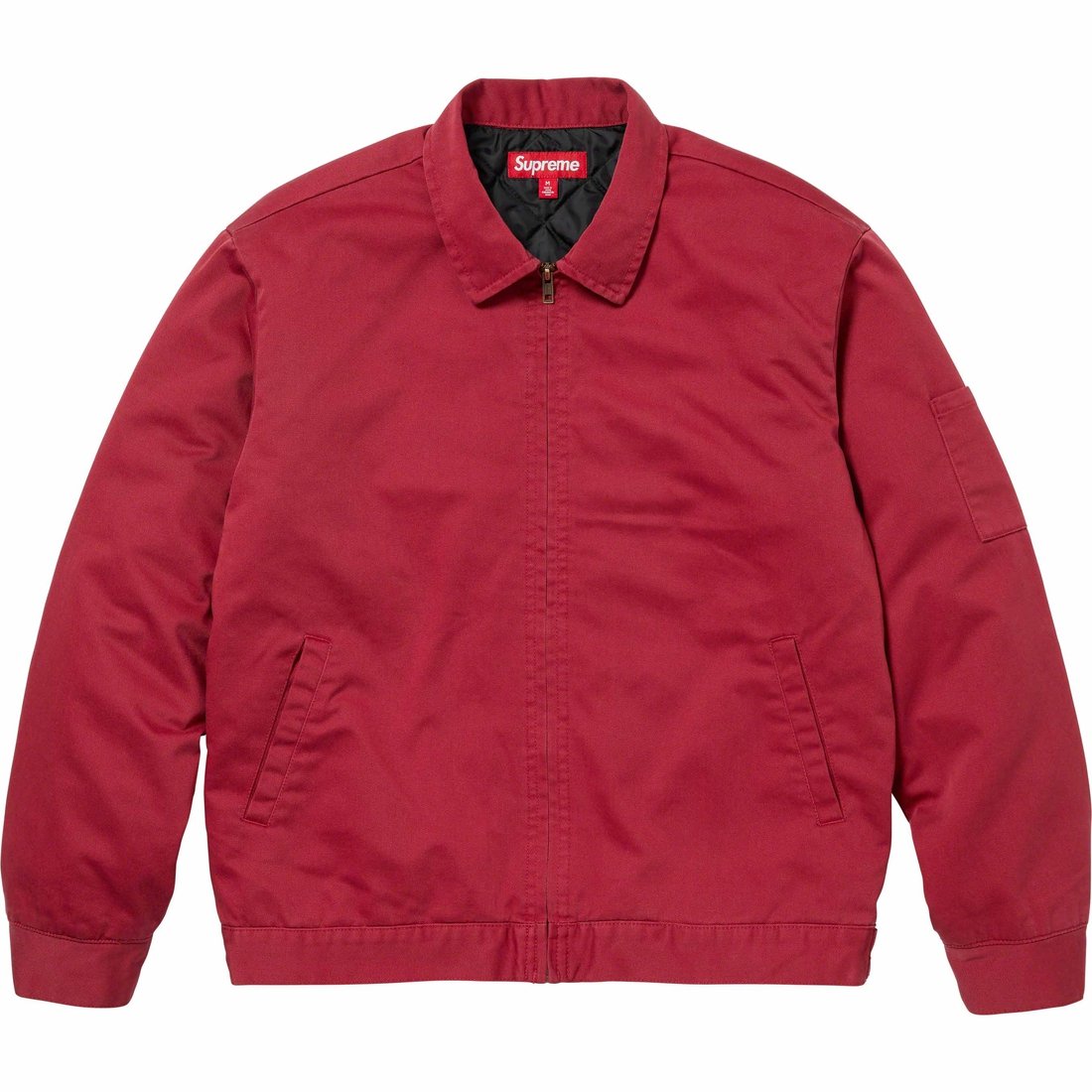 Details on H.R. Giger Embroidered Work Jacket Red from fall winter
                                                    2023 (Price is $298)