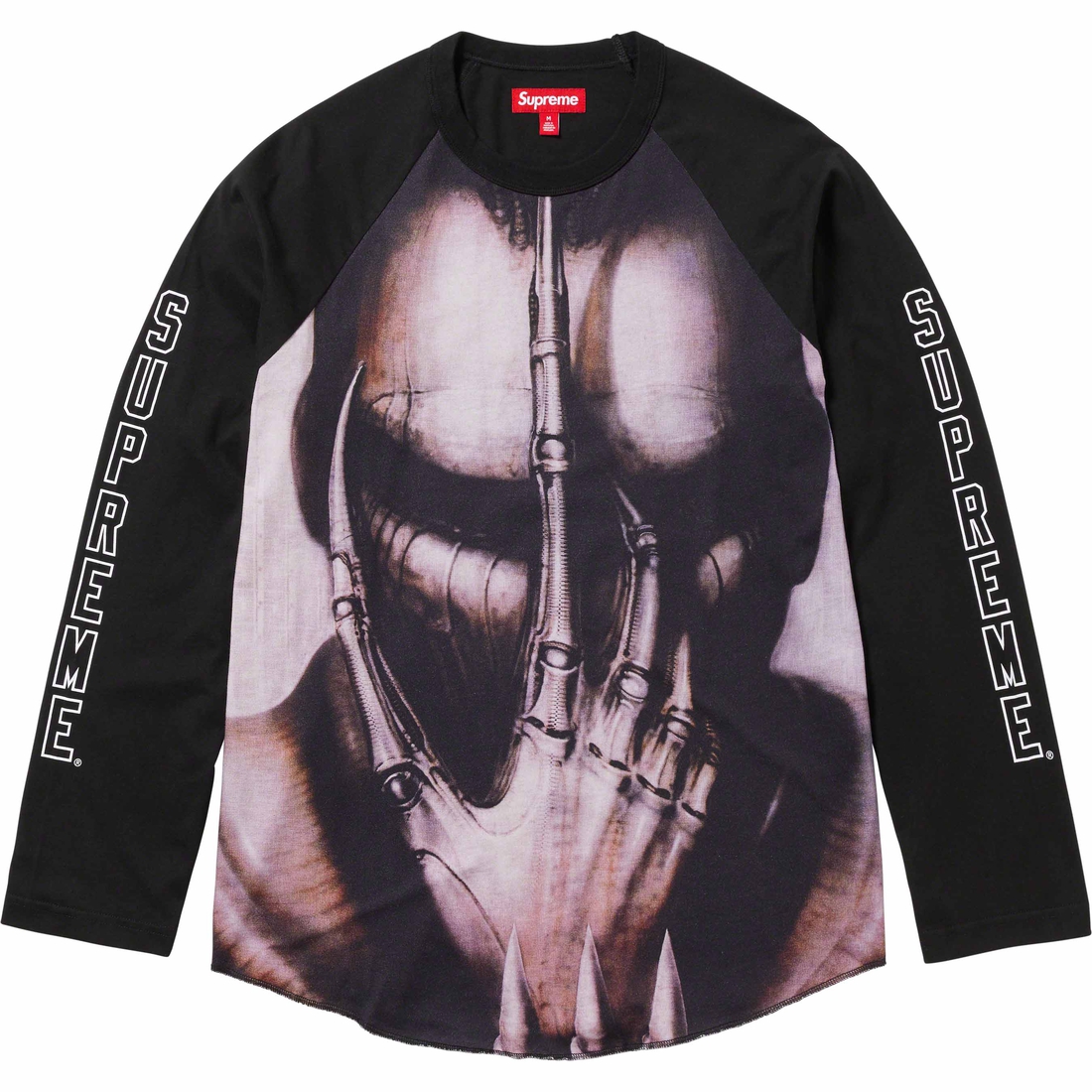Details on H.R. Giger Raglan L S Top Black from fall winter
                                                    2023 (Price is $110)