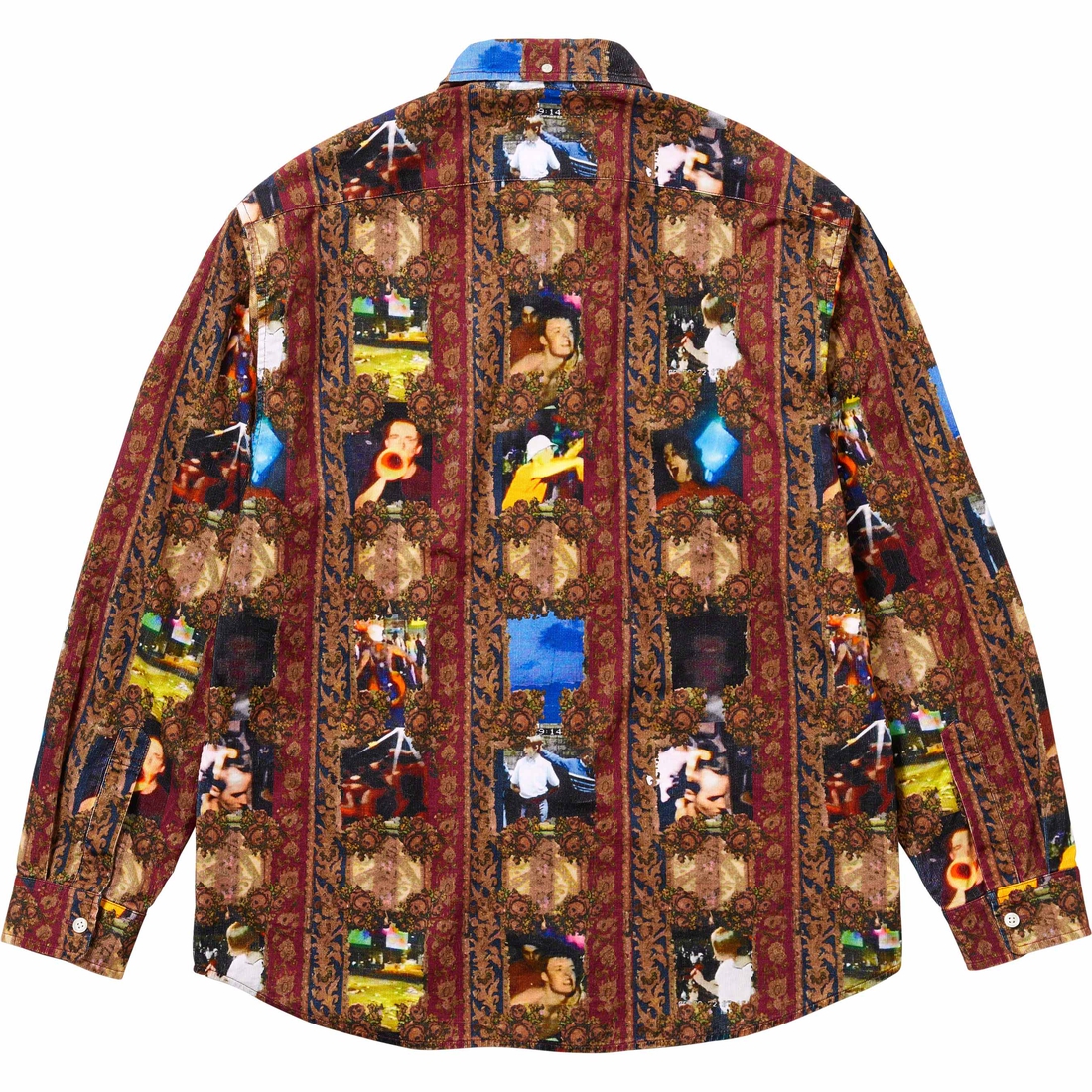 Supreme Hardcore Printed Corduroy Shirt (FW23) - Multicolor - $158