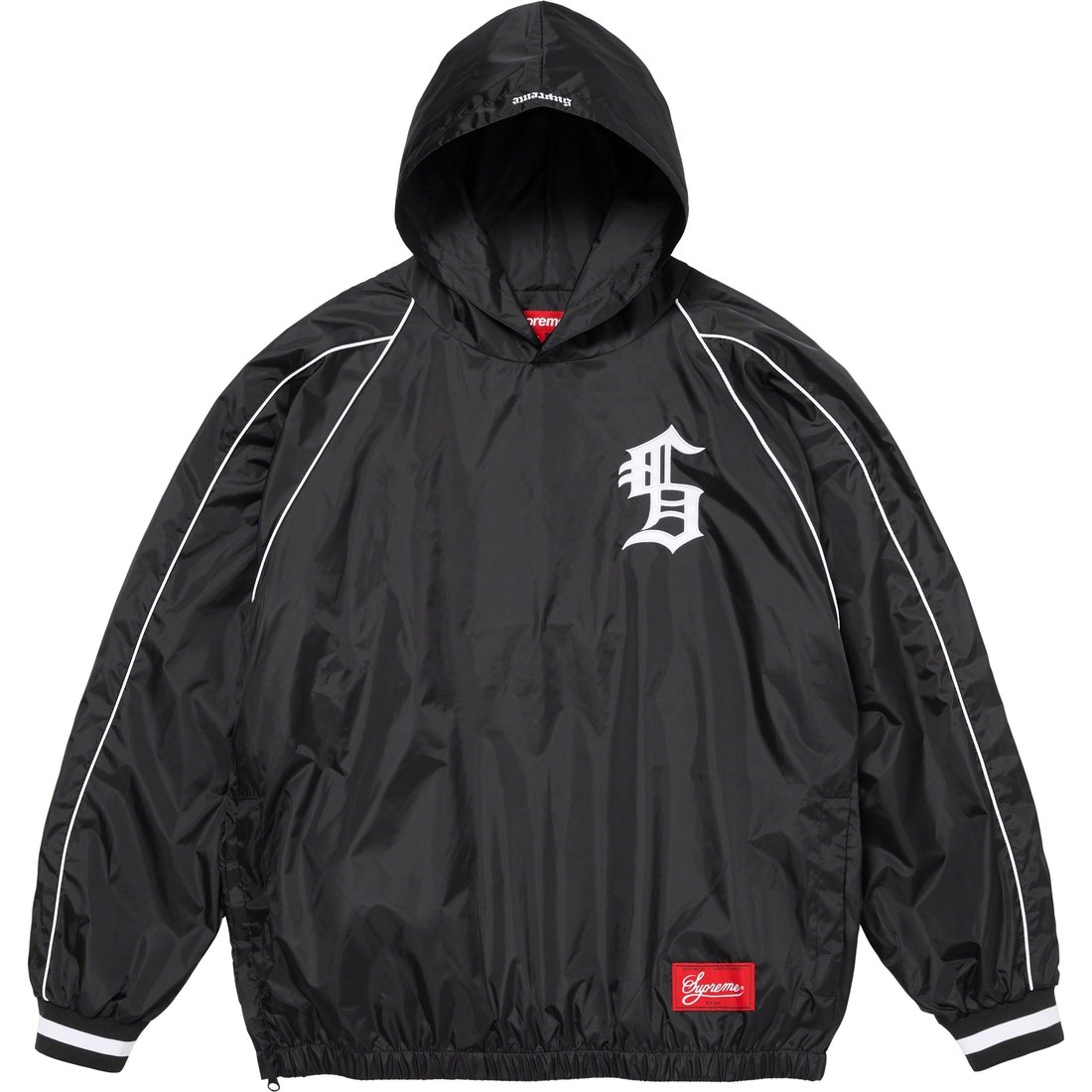 Supreme Hooded Warm Up Pullover (FW23) - Black - $128