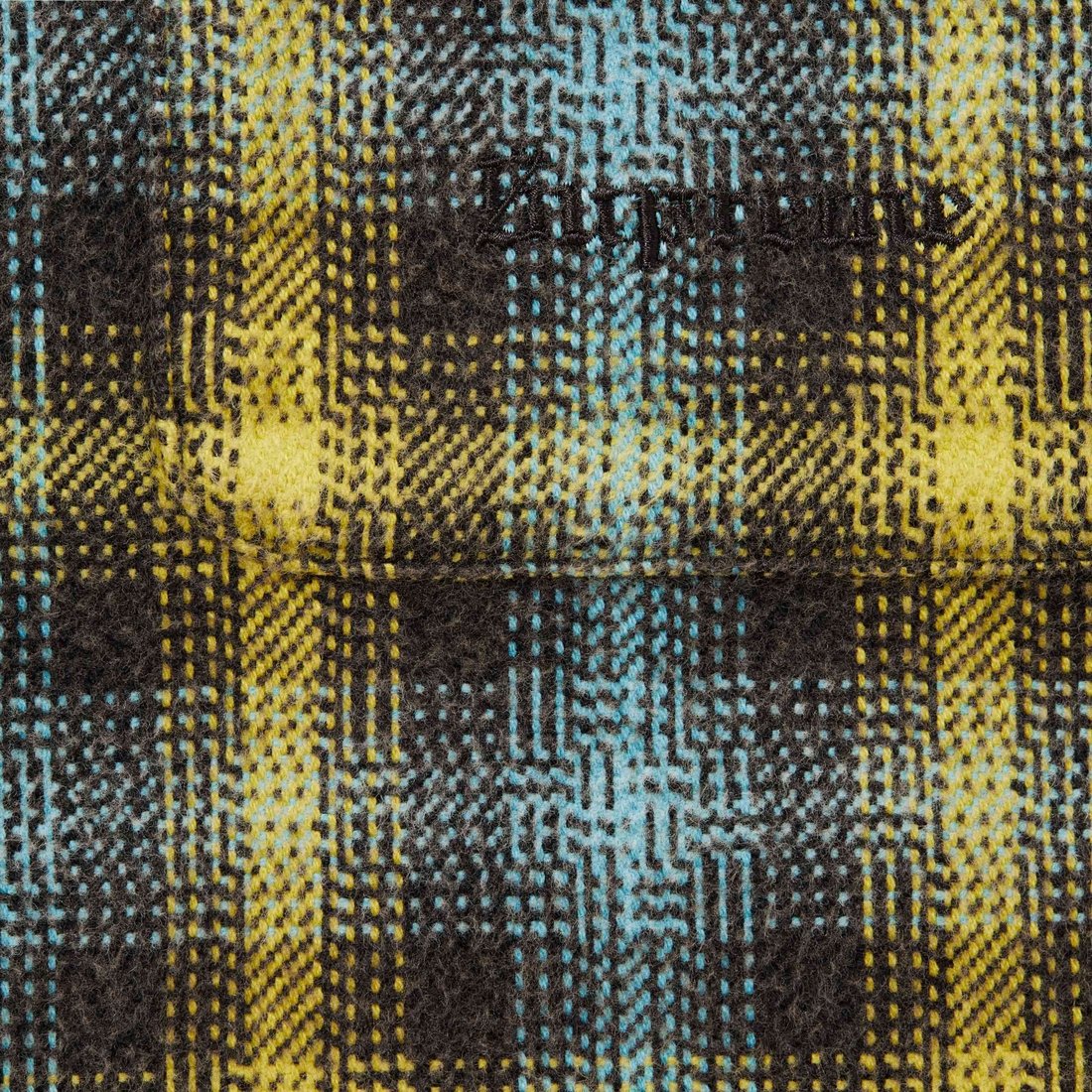 Details on Houndstooth Plaid Flannel Shirt Yellow from fall winter
                                                    2023 (Price is $138)