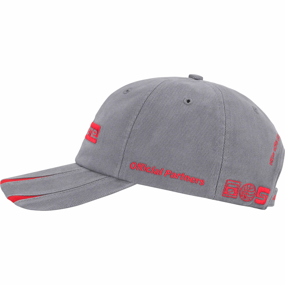 Details on Jagged Visor 6-Panel Grey from fall winter
                                                    2023 (Price is $48)