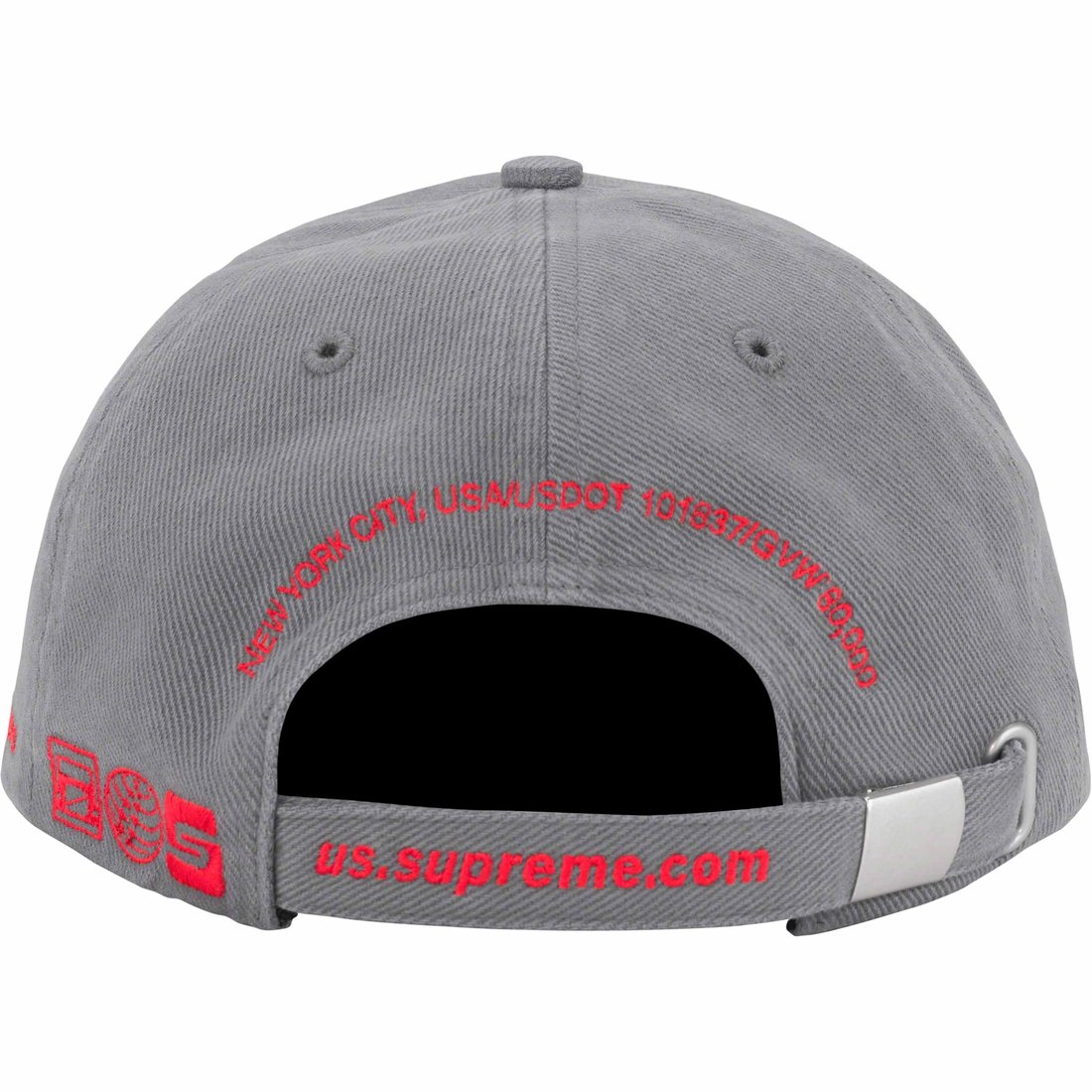 Details on Jagged Visor 6-Panel Grey from fall winter
                                                    2023 (Price is $48)