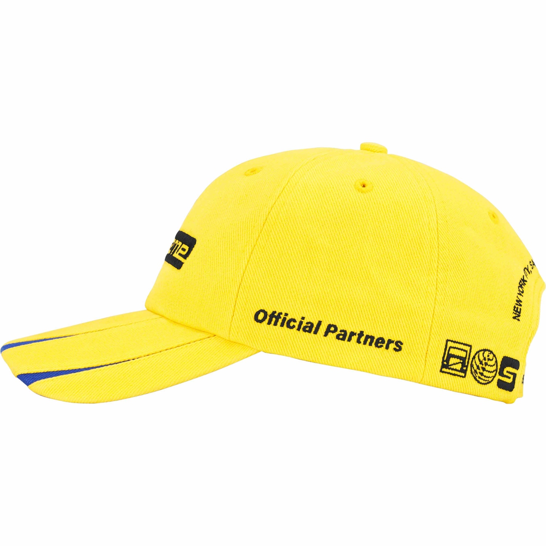 Details on Jagged Visor 6-Panel Yellow from fall winter
                                                    2023 (Price is $48)