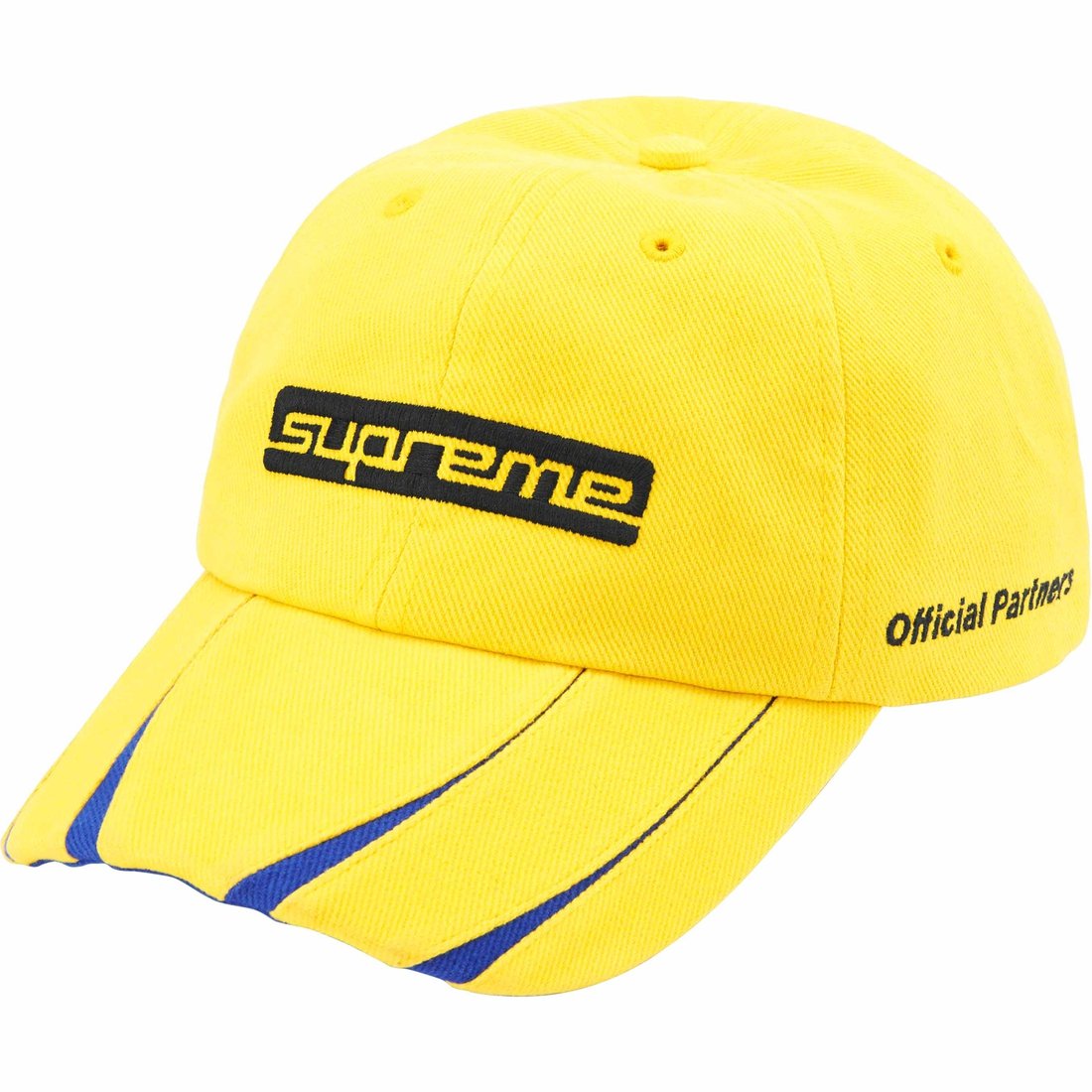 Details on Jagged Visor 6-Panel Yellow from fall winter
                                                    2023 (Price is $48)