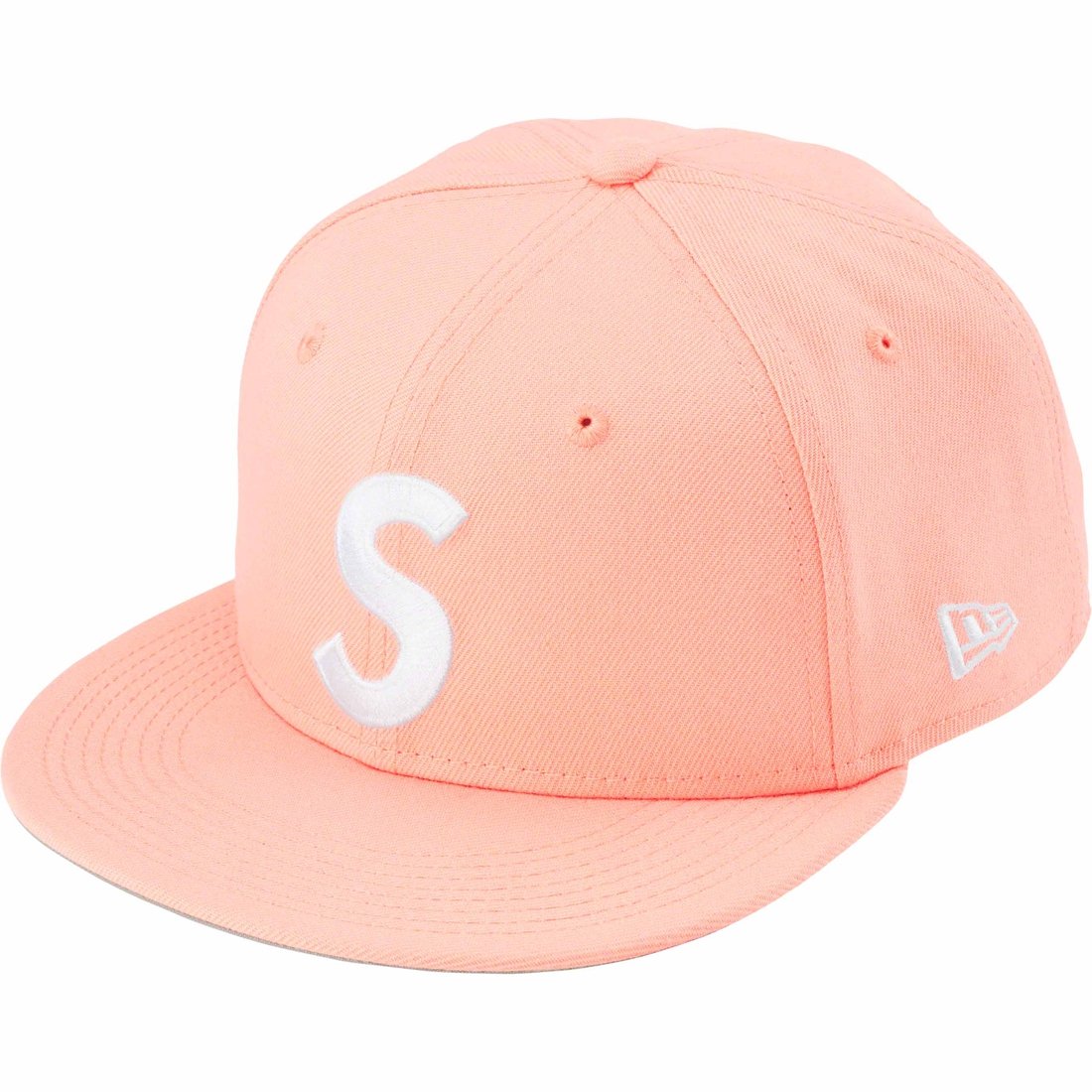 Supreme Jesus Piece S Logo New Era (FW23) - Light Pink - $54