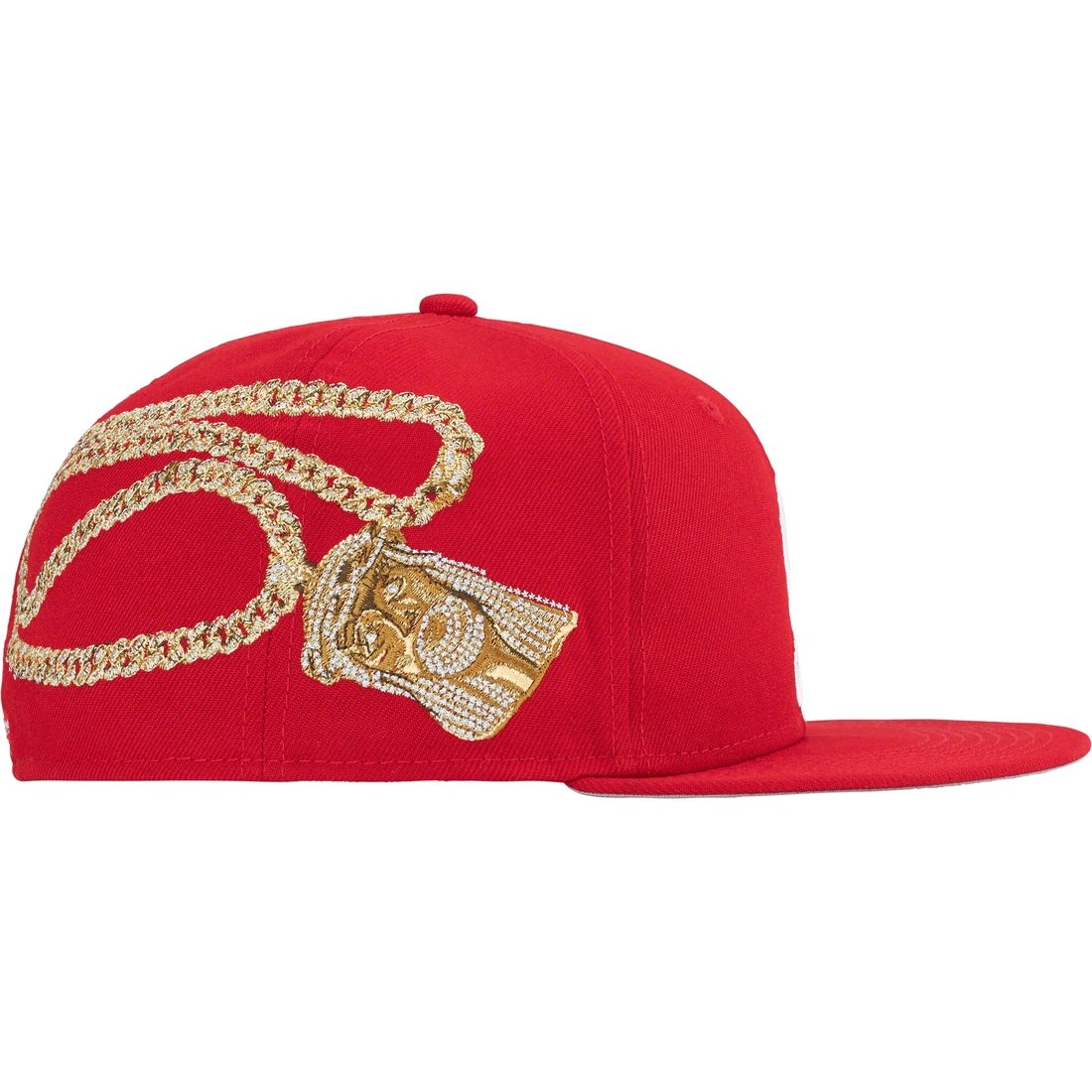 Details on Jesus Piece S Logo New Era Red from fall winter
                                                    2023 (Price is $54)